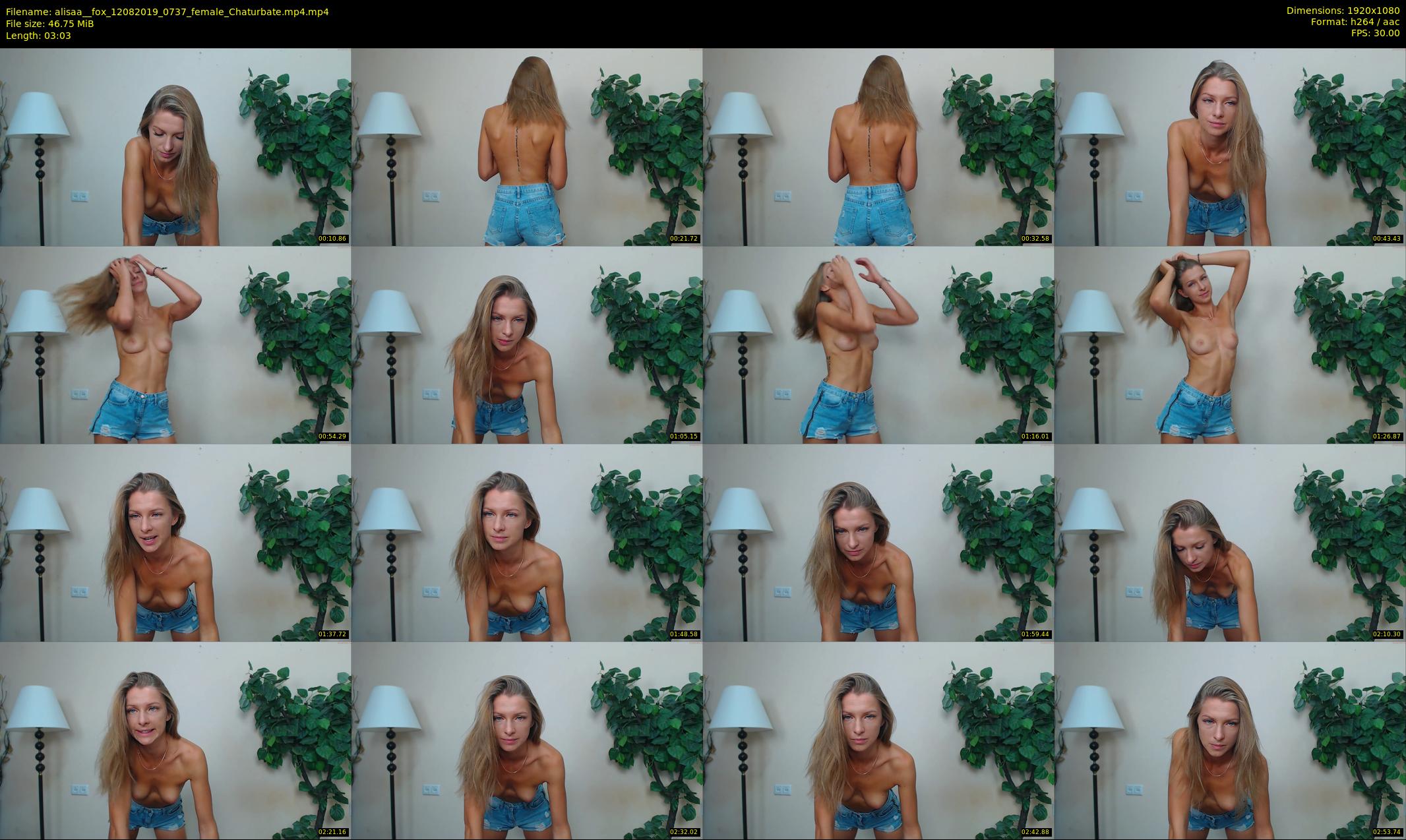 alisaa__fox — 4 minute Chaturbate female cam show recording, 1080p, Aug 12, 2019