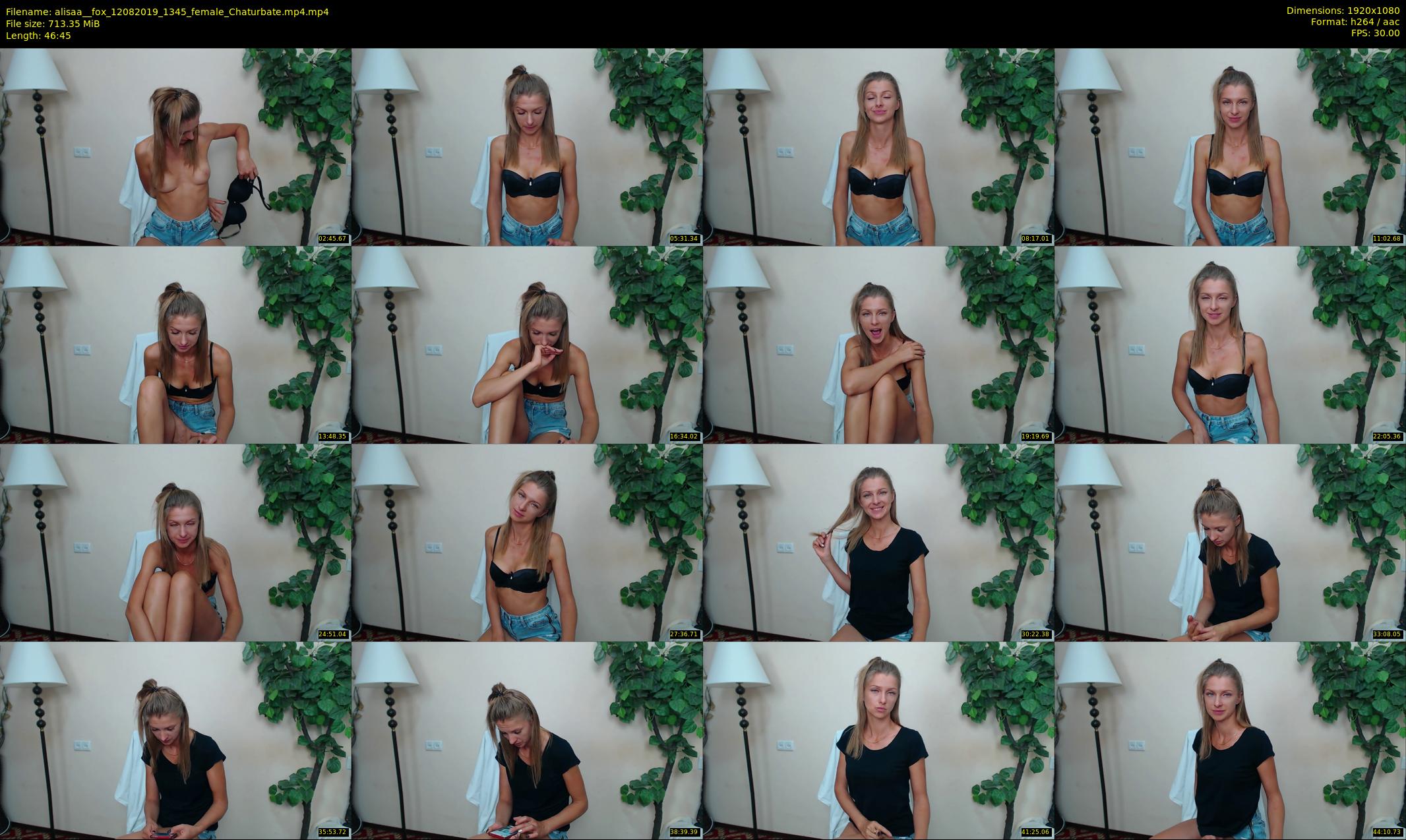 alisaa__fox — 47 minute Chaturbate female cam show recording, 1080p, Aug 12, 2019