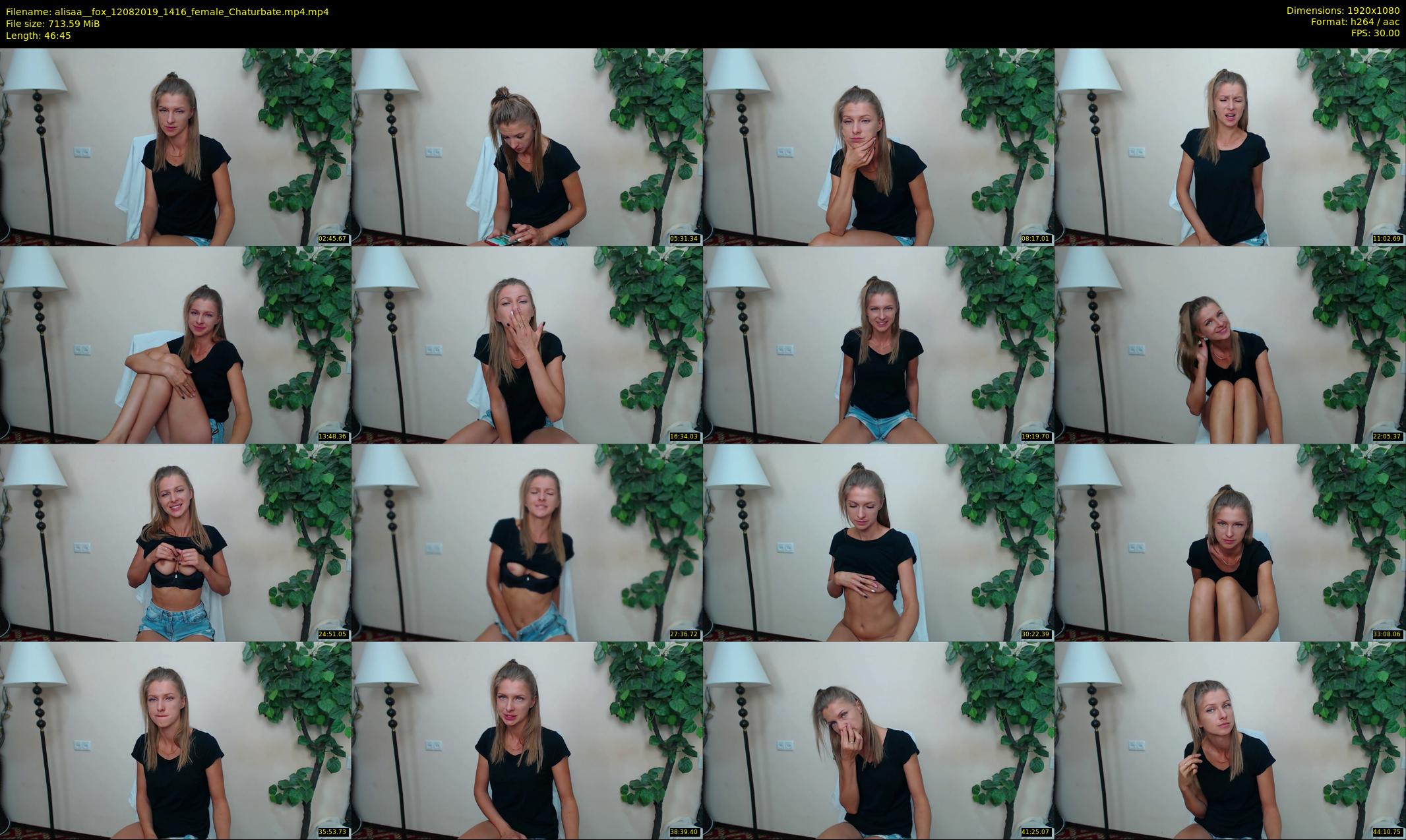 alisaa__fox — 47 minute Chaturbate female cam show recording, 1080p, Aug 12, 2019