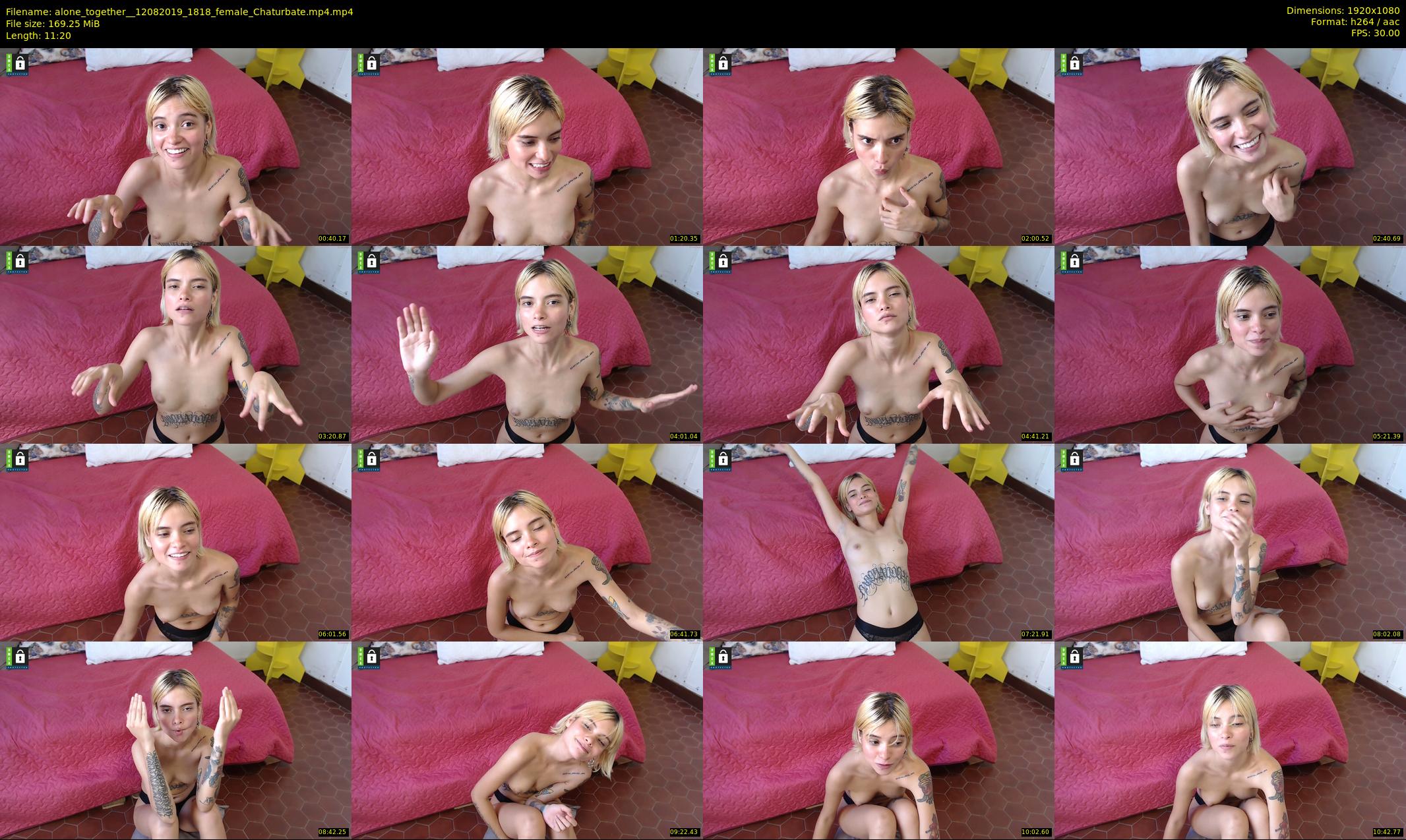 alone_together_ — 12 minute Chaturbate female cam show recording, 1080p, Aug 12, 2019