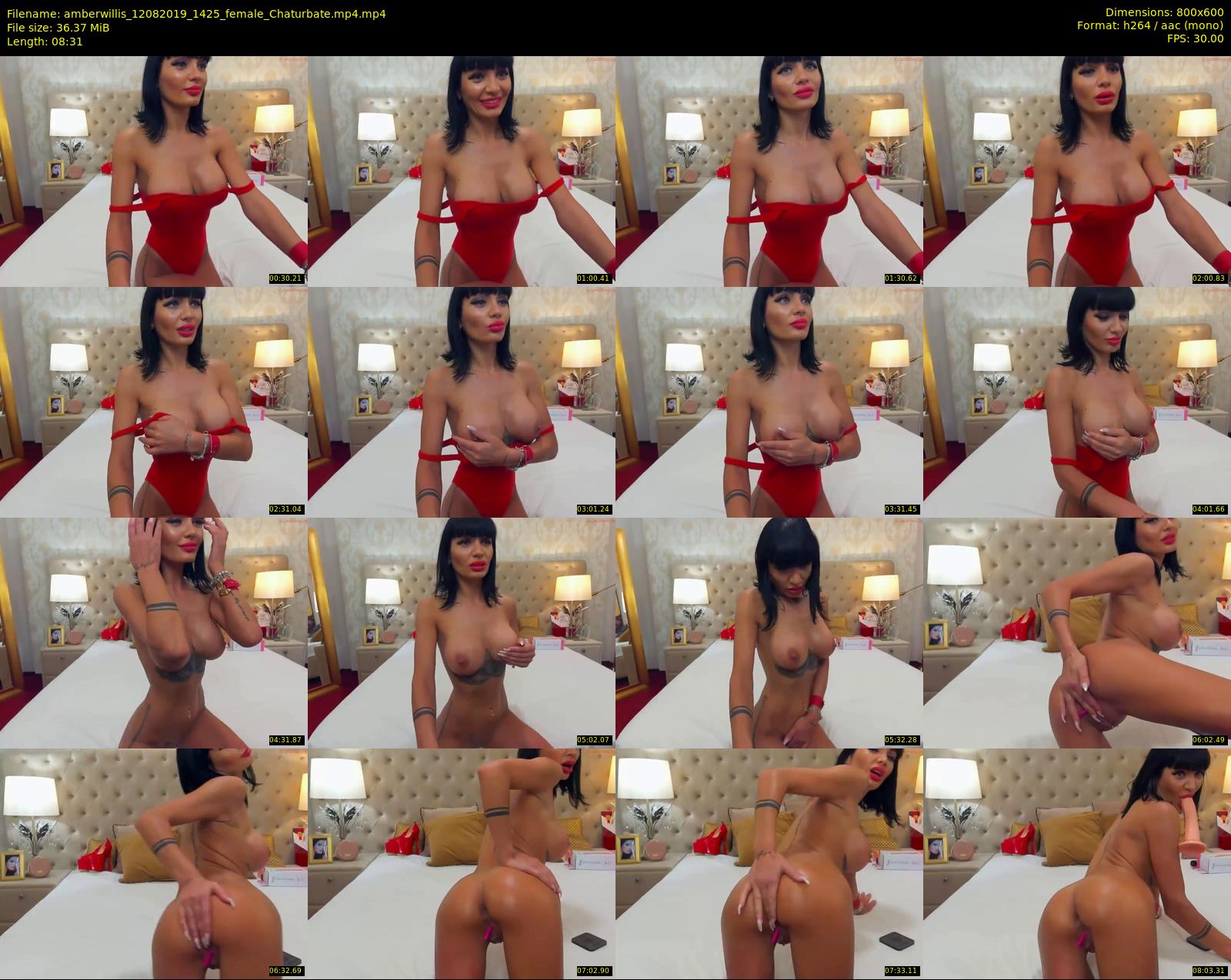 amberwillis — 9 minute Chaturbate female cam show recording, 480p, Aug 12, 2019