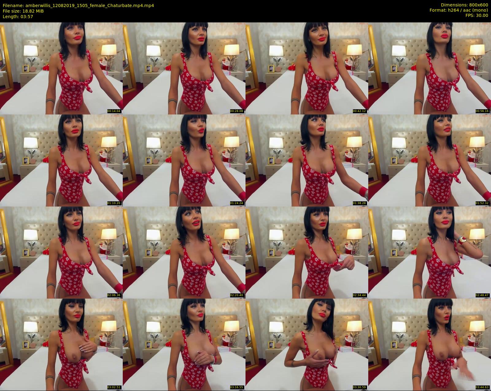 amberwillis — 4 minute Chaturbate female cam show recording, 480p, Aug 12, 2019