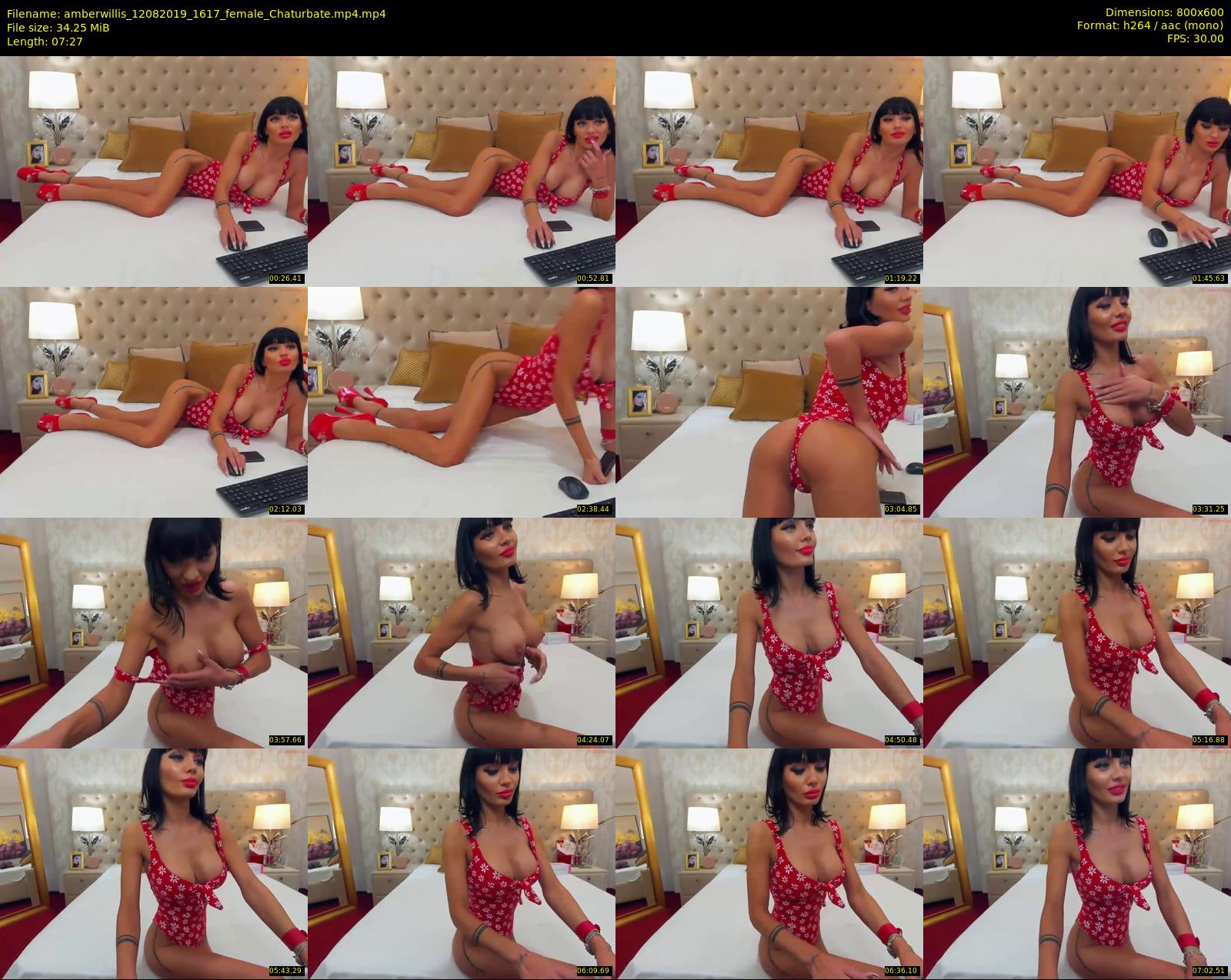 amberwillis — 8 minute Chaturbate female cam show recording, 480p, Aug 12, 2019