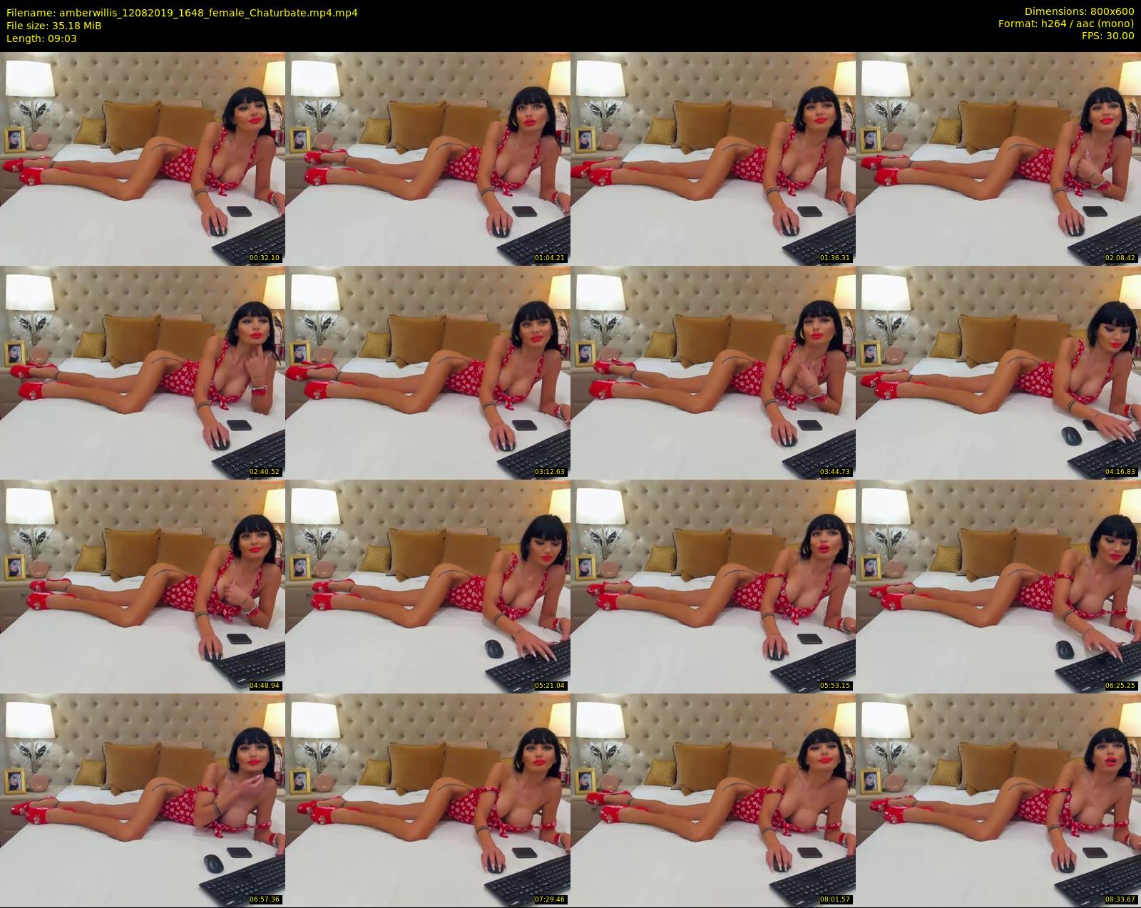 amberwillis — 10 minute Chaturbate female cam show recording, 480p, Aug 12, 2019