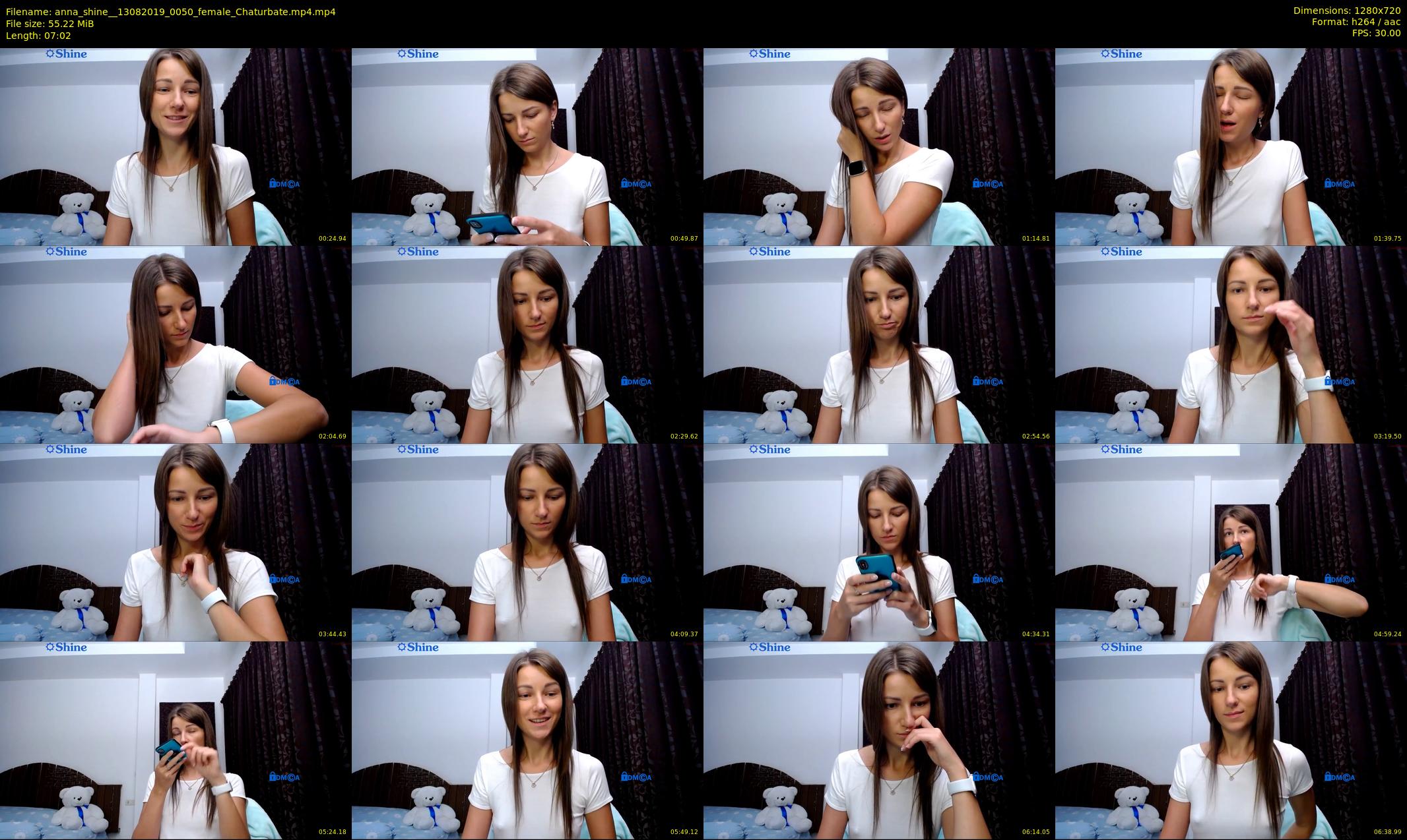 anna_shine_ — 8 minute Chaturbate female cam show recording, 720p, Aug 13, 2019