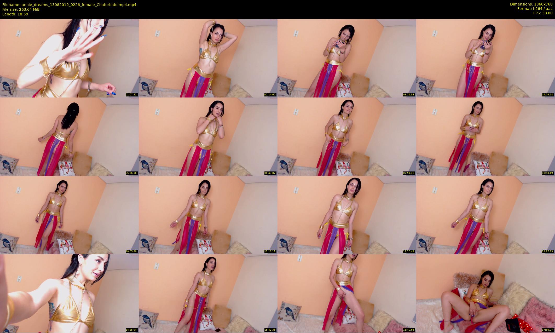 annie_dreams — 19 minute Chaturbate female cam show recording, 720p, Aug 13, 2019