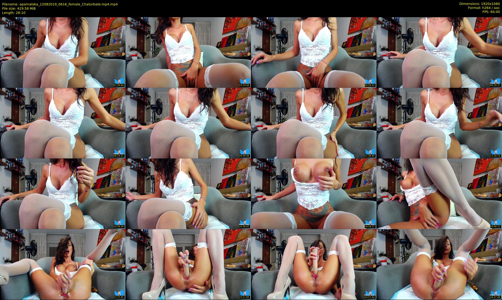 apamatska — 29 minute Chaturbate female cam show recording, 1080p, Aug 12, 2019