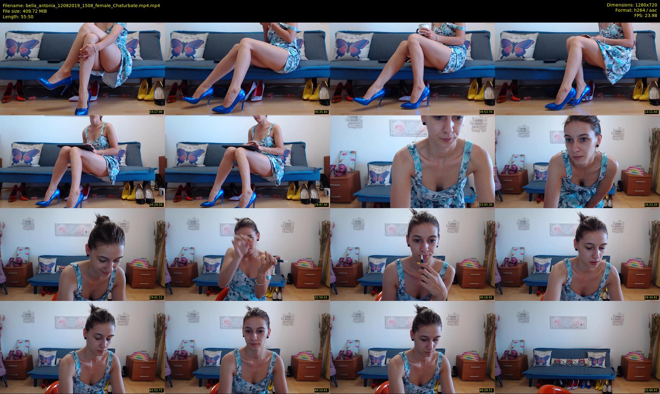 bella_antonia — 56 minute Chaturbate female cam show recording, 720p, Aug 12, 2019