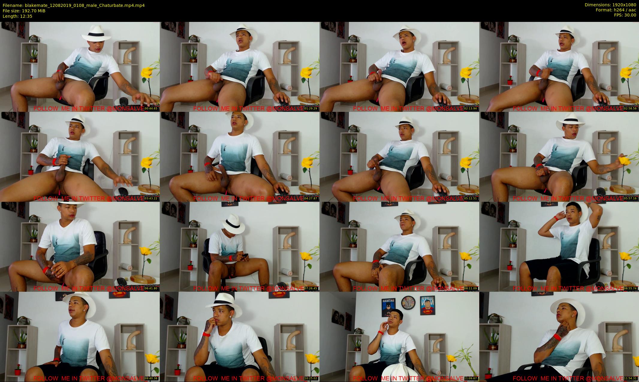 blakemate — 13 minute Chaturbate male cam show recording, 1080p, Aug 12, 2019