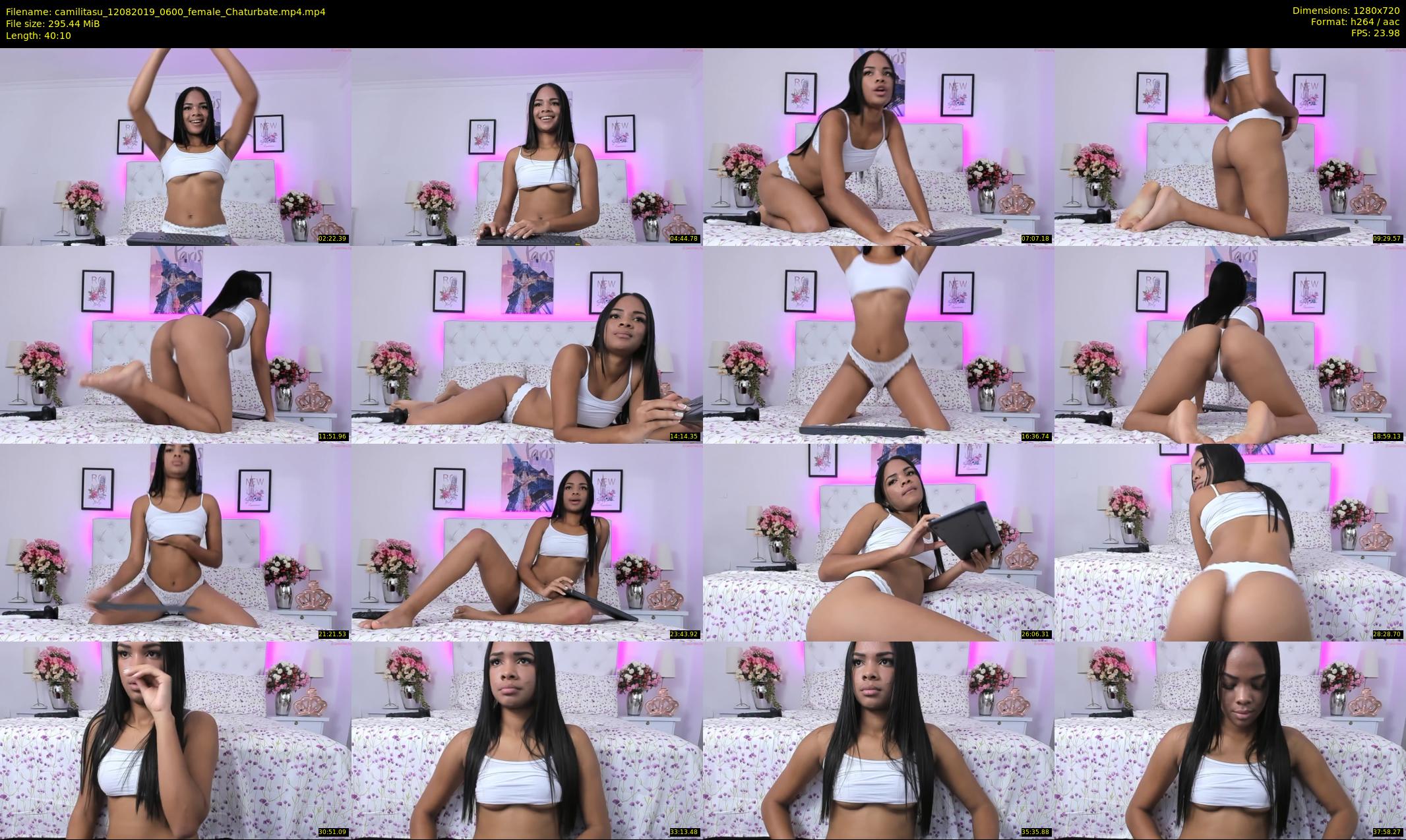 camilitasu — 41 minute Chaturbate female cam show recording, 720p, Aug 12, 2019