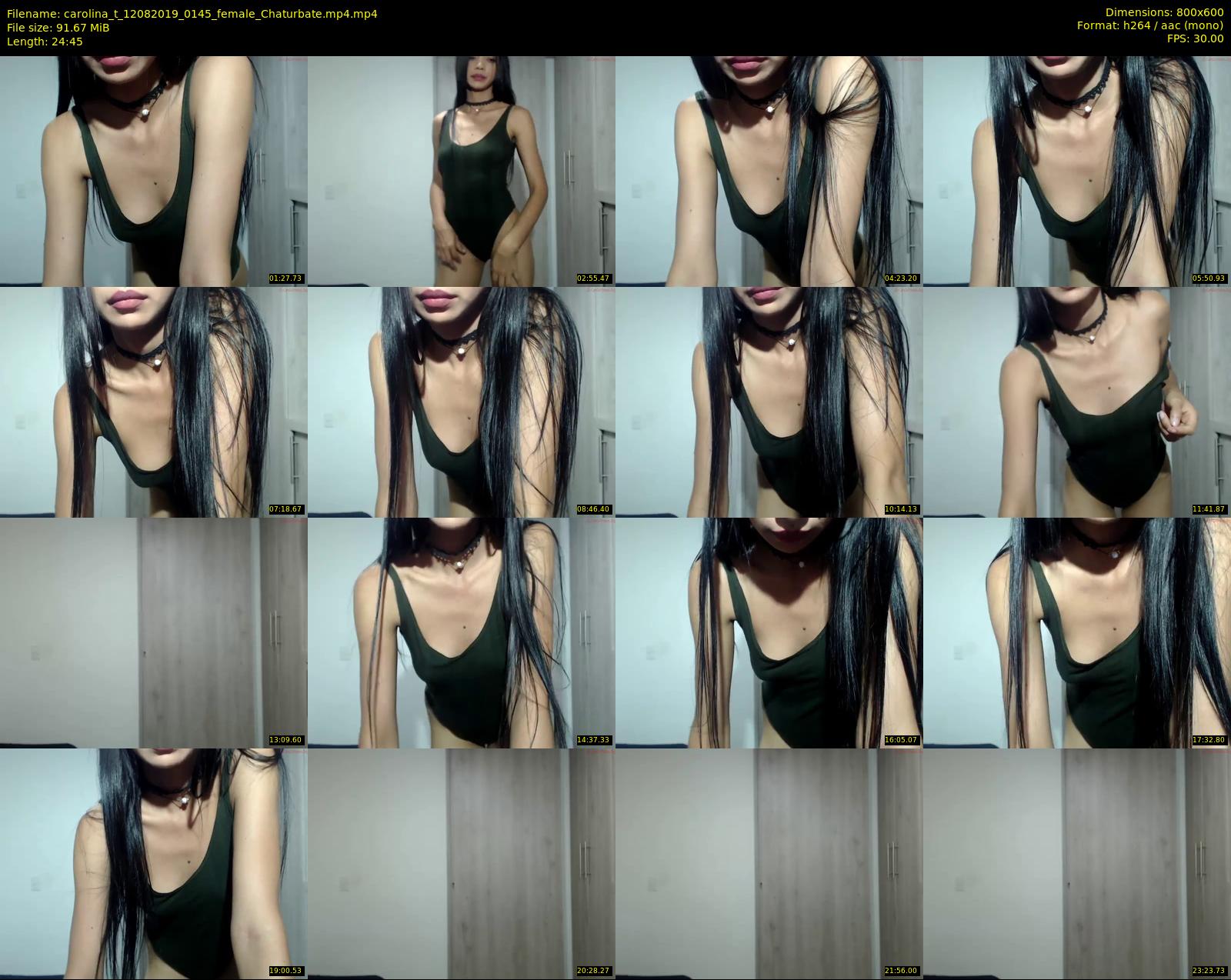 carolina_t — 25 minute Chaturbate female cam show recording, 480p, Aug 12, 2019