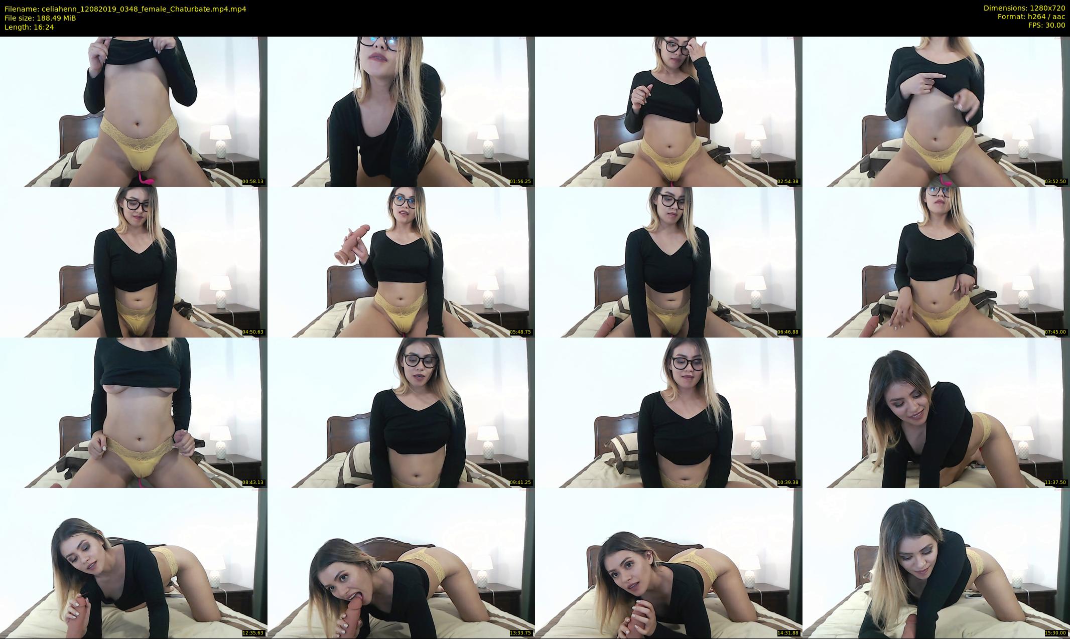 celiahenn — 17 minute Chaturbate female cam show recording, 720p, Aug 12, 2019