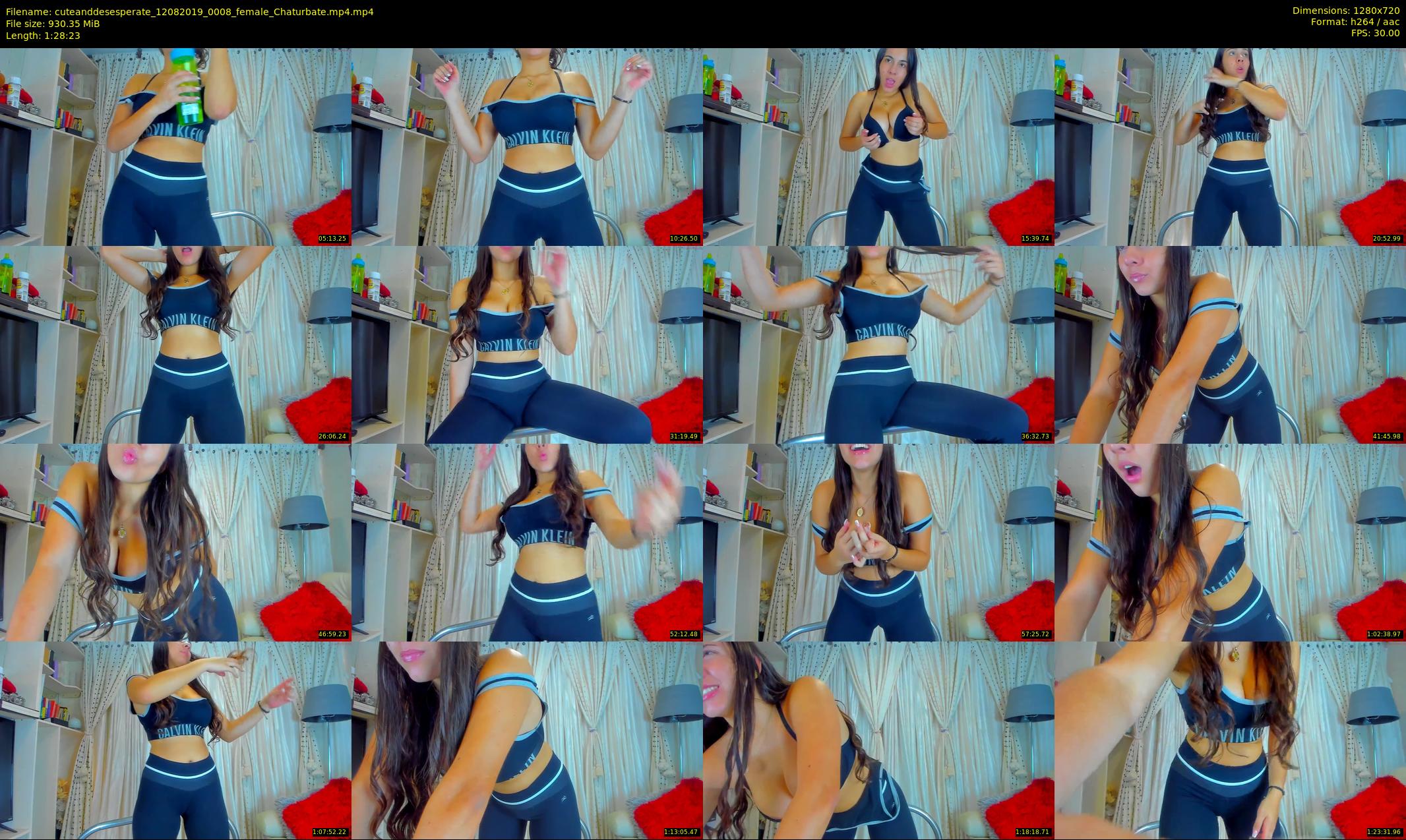 cuteanddesesperate — 89 minute Chaturbate female cam show recording, 720p, Aug 12, 2019