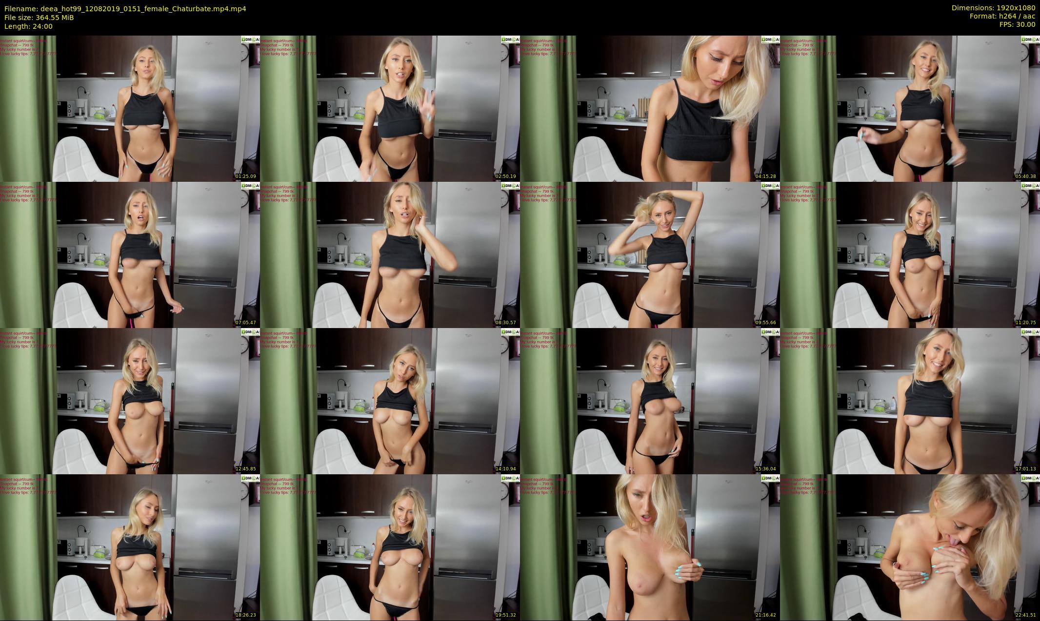 deea_hot99 — 24 minute Chaturbate female cam show recording, 1080p, Aug 12, 2019