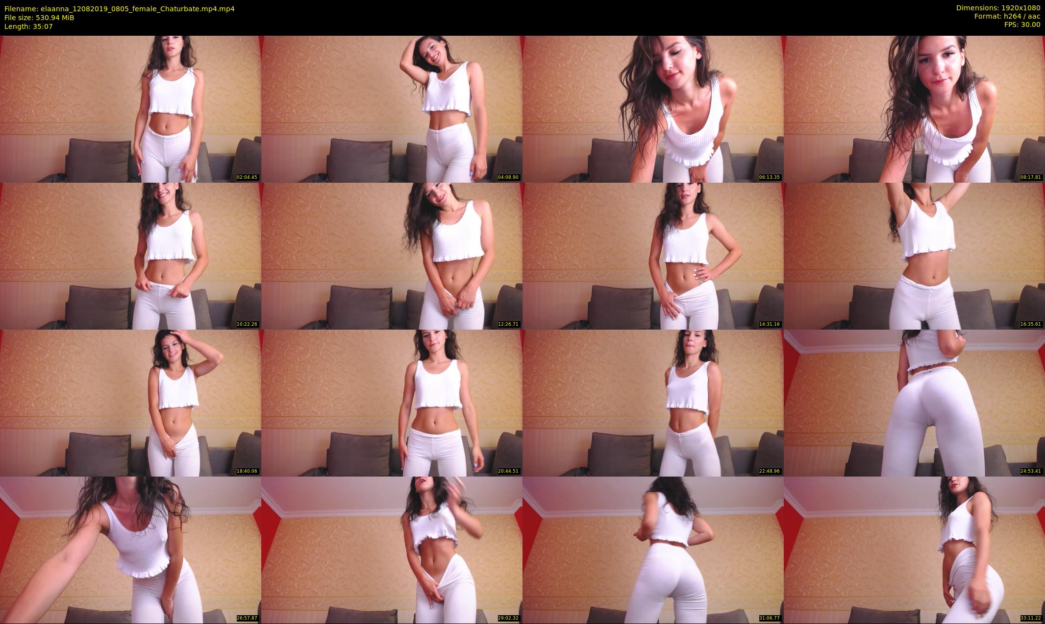 elaanna — 36 minute Chaturbate female cam show recording, 1080p, Aug 12, 2019