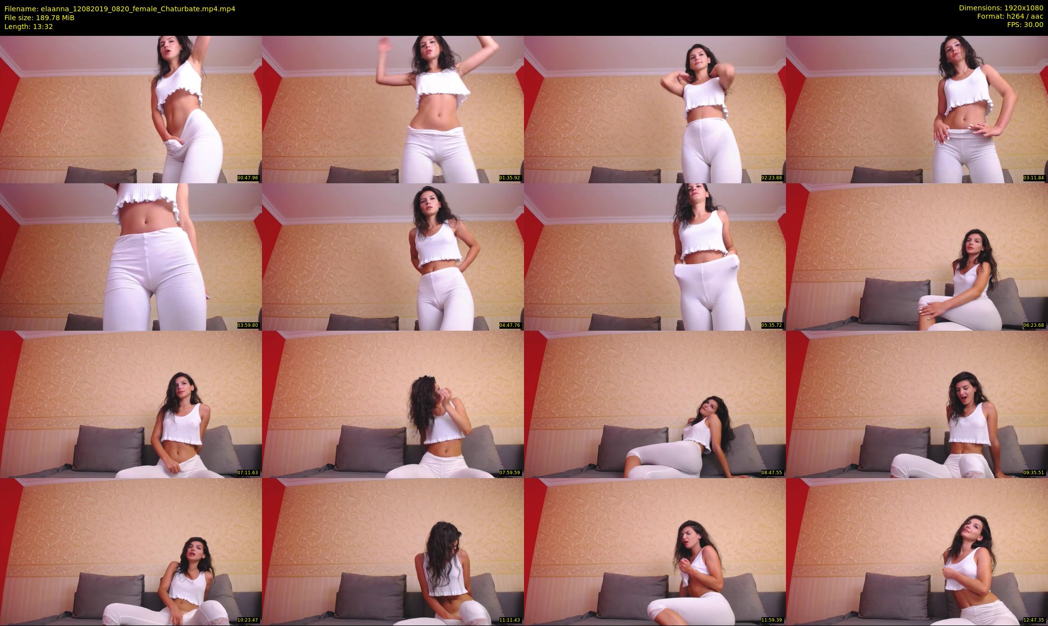 elaanna — 14 minute Chaturbate female cam show recording, 1080p, Aug 12, 2019