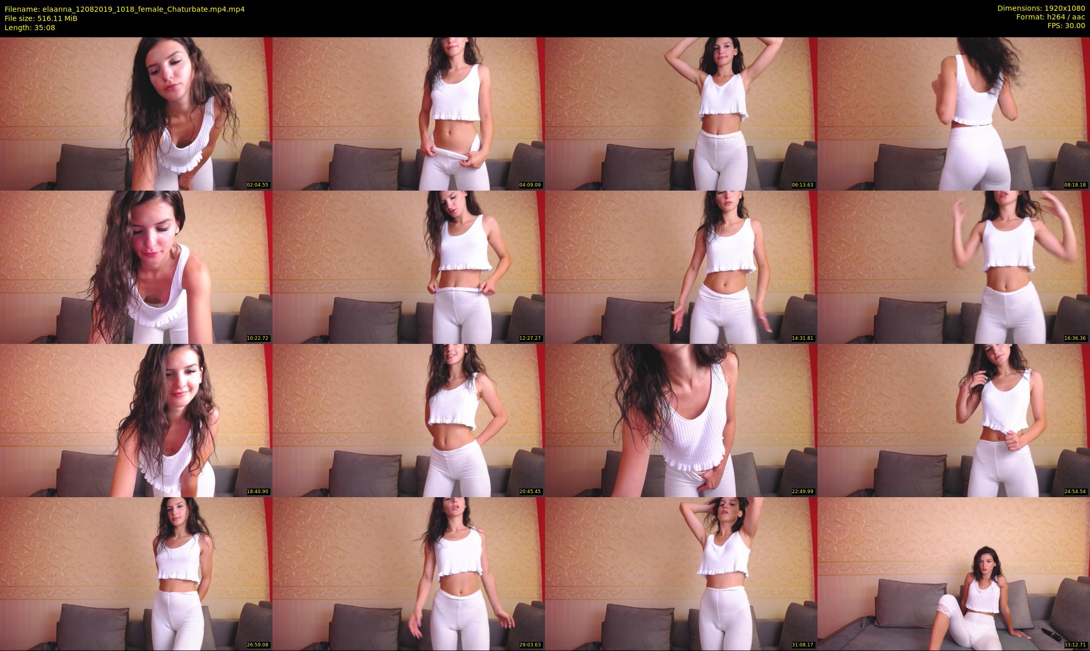 elaanna — 36 minute Chaturbate female cam show recording, 1080p, Aug 12, 2019