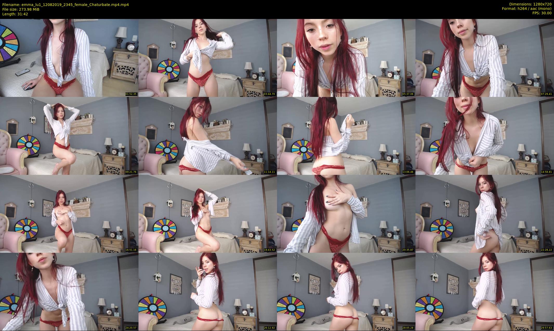 emma_lu1 — 32 minute Chaturbate female cam show recording, 720p, Aug 12, 2019