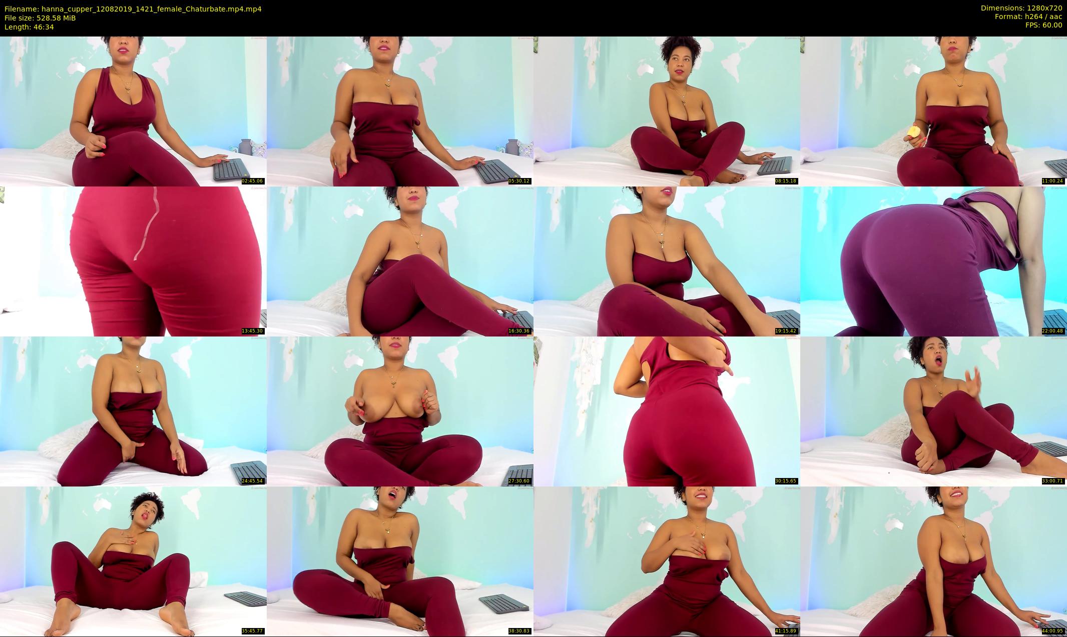 hanna_cupper — 47 minute Chaturbate female cam show recording, 720p, Aug 12, 2019
