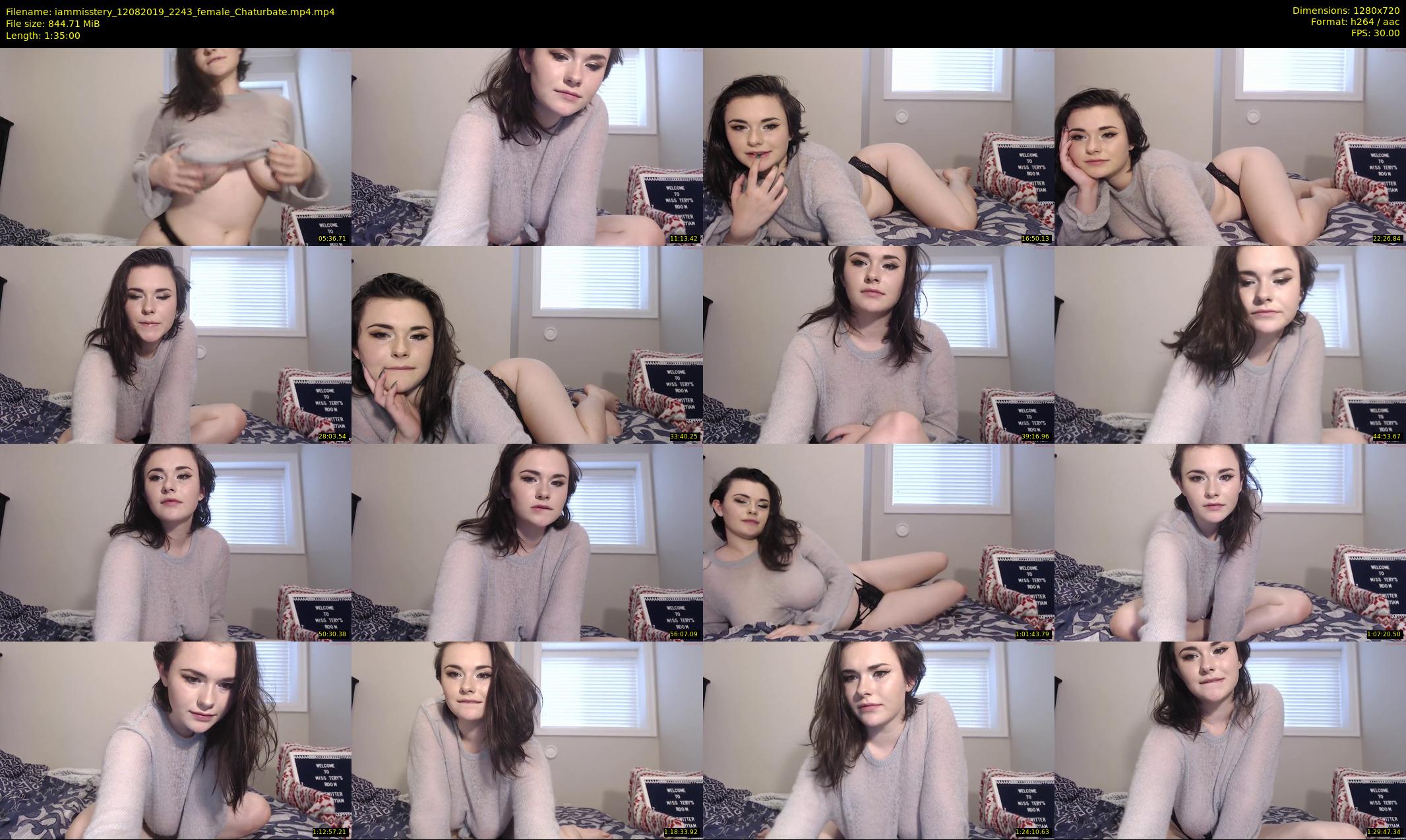 iammisstery — 95 minute Chaturbate female cam show recording, 720p, Aug 12, 2019