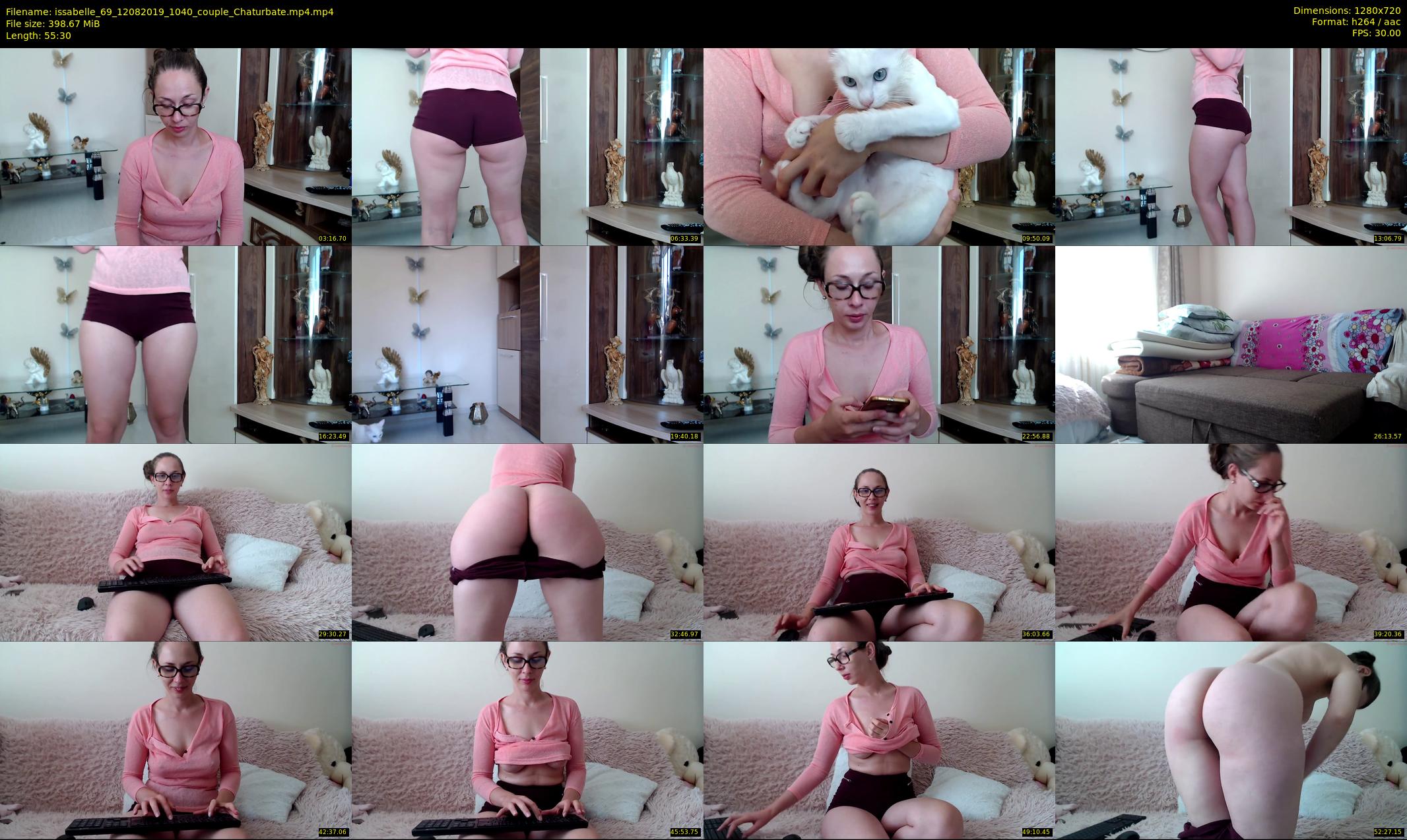 issabelle_69 — 56 minute Chaturbate couple cam show recording, 720p, Aug 12, 2019