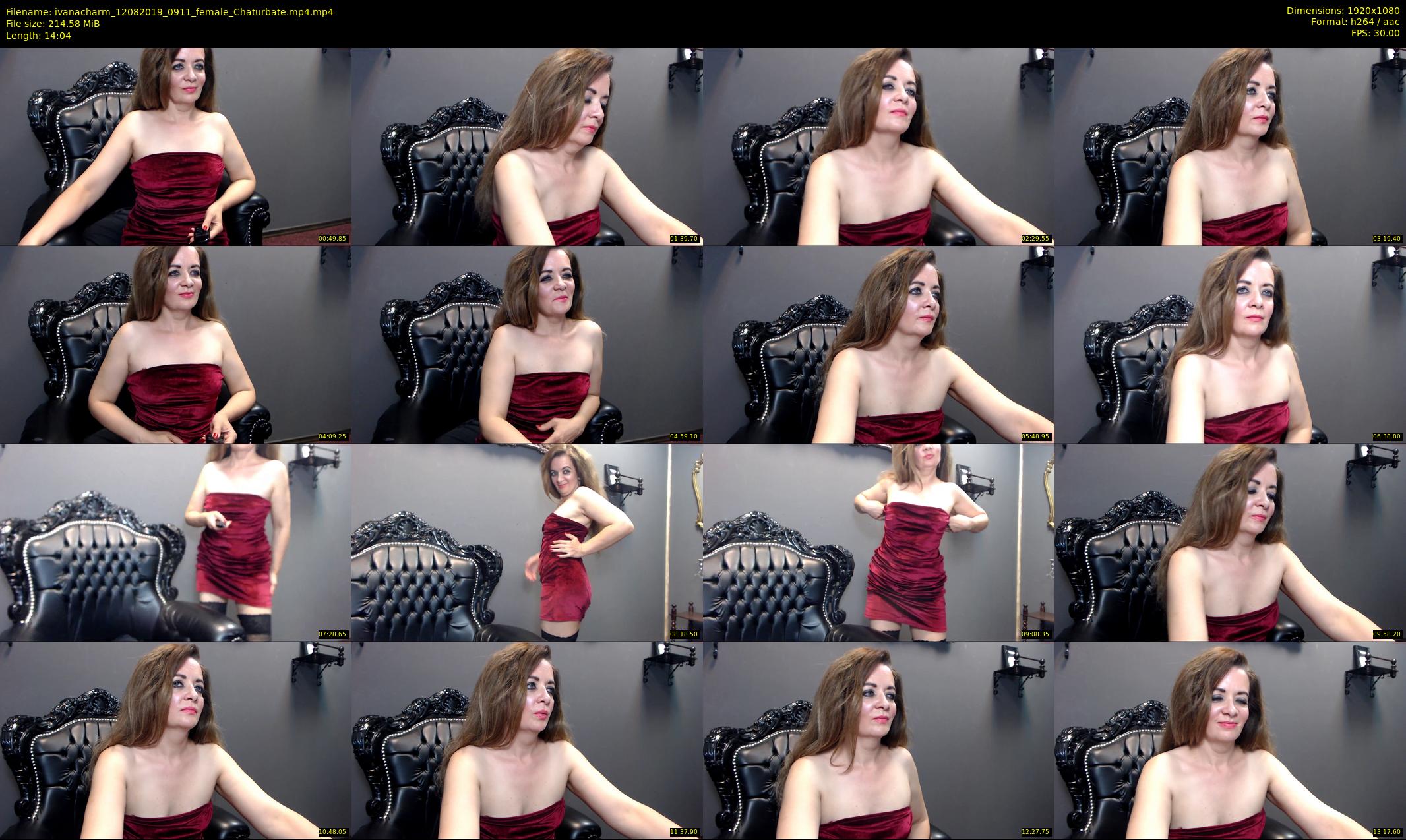 ivanacharm — 15 minute Chaturbate female cam show recording, 1080p, Aug 12, 2019