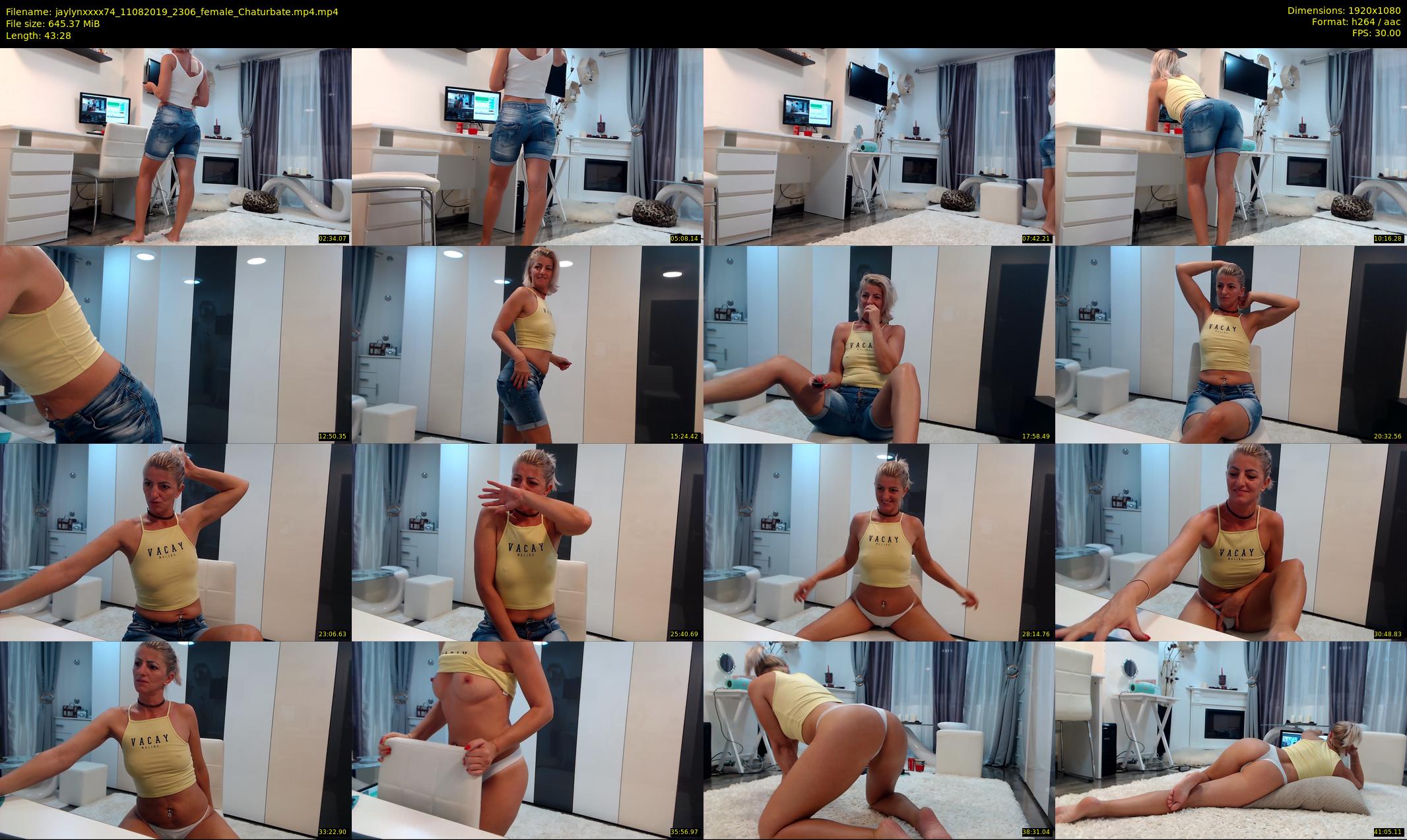 jaylynxxxx74 — 44 minute Chaturbate female cam show recording, 1080p, Aug 11, 2019