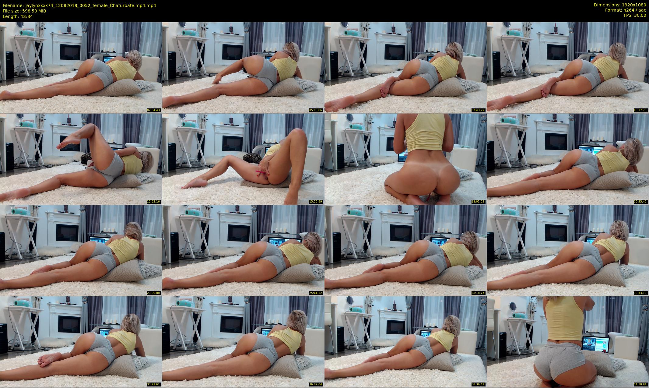jaylynxxxx74 — 44 minute Chaturbate female cam show recording, 1080p, Aug 12, 2019