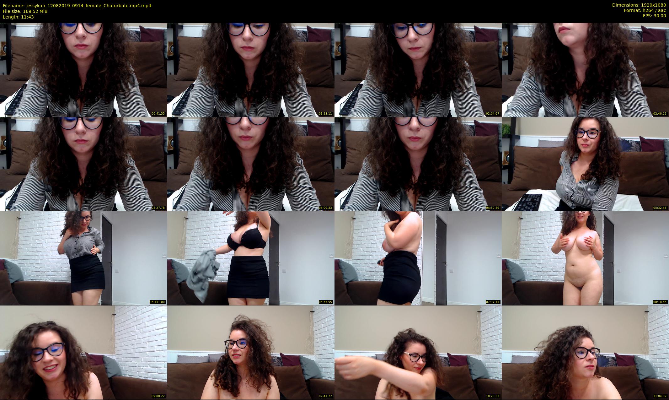 jessykah — 12 minute Chaturbate female cam show recording, 1080p, Aug 12, 2019