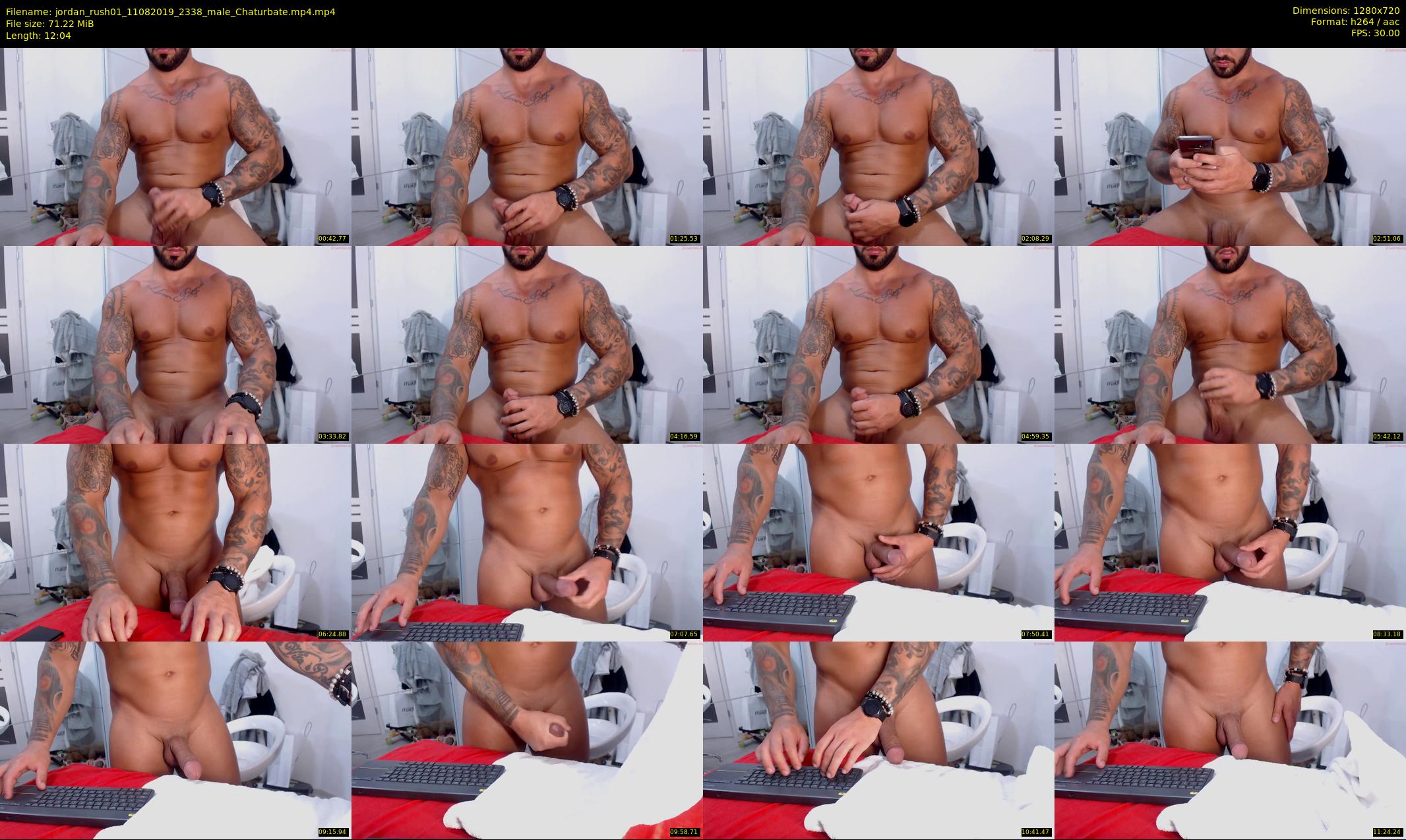 jordan_rush01 — 13 minute Chaturbate male cam show recording, 720p, Aug 11, 2019