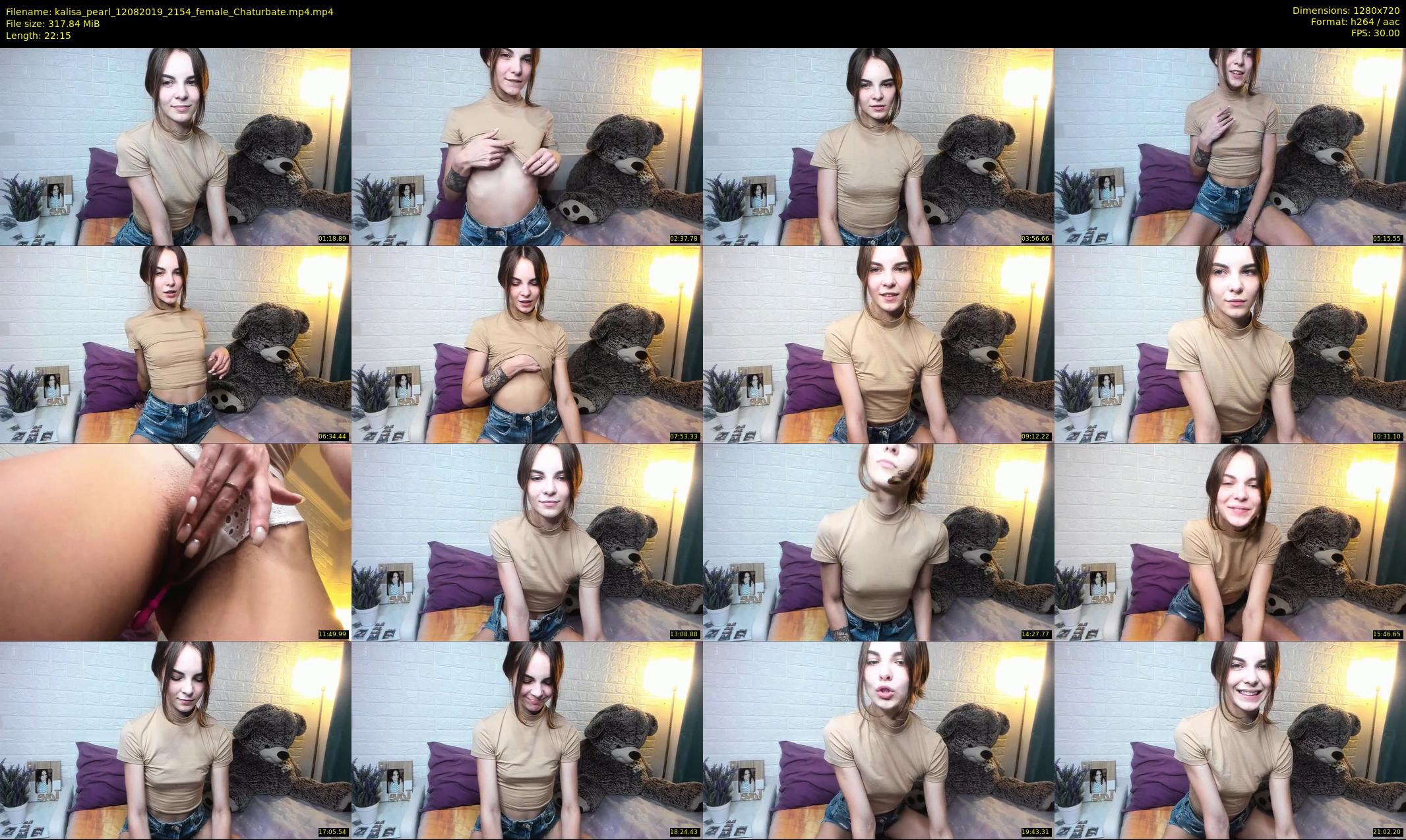 kalisa_pearl — 23 minute Chaturbate female cam show recording, 720p, Aug 12, 2019