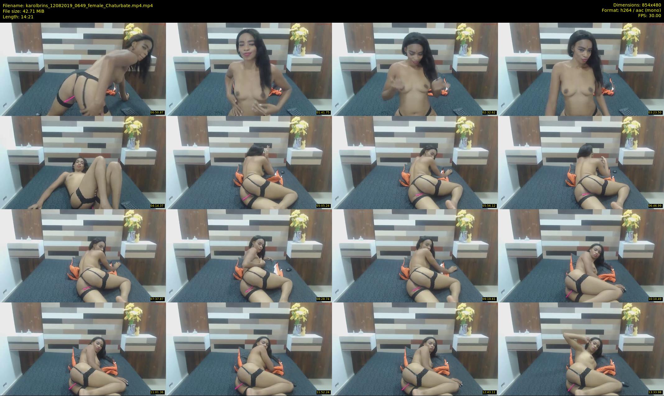 karolbrins — 15 minute Chaturbate female cam show recording, 480p, Aug 12, 2019