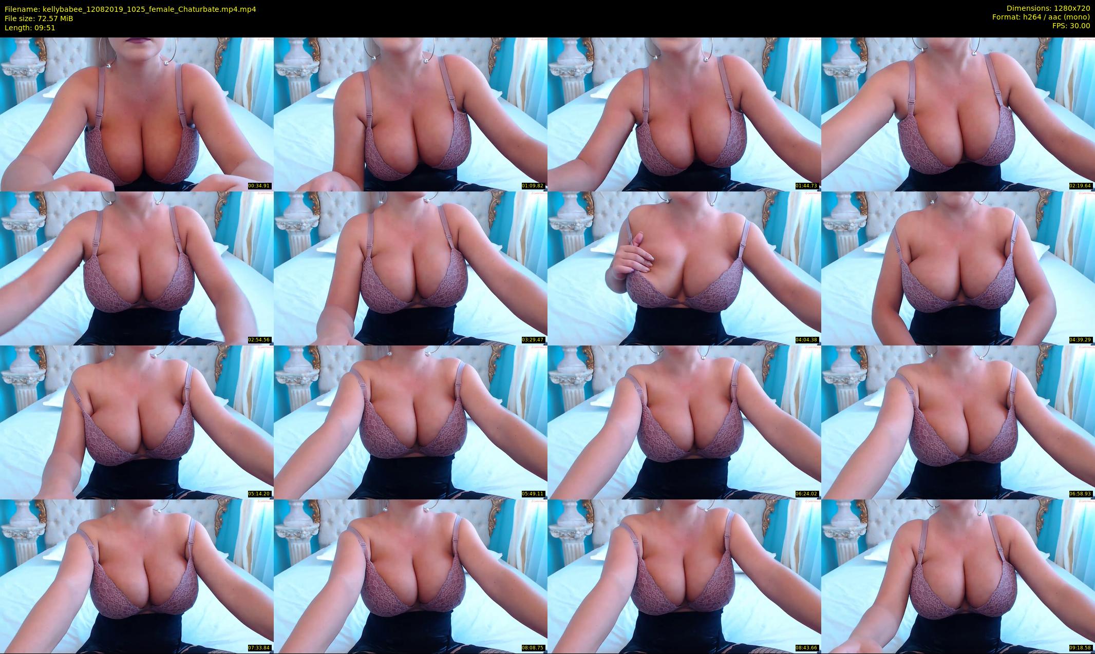 kellybabee — 10 minute Chaturbate female cam show recording, 720p, Aug 12, 2019