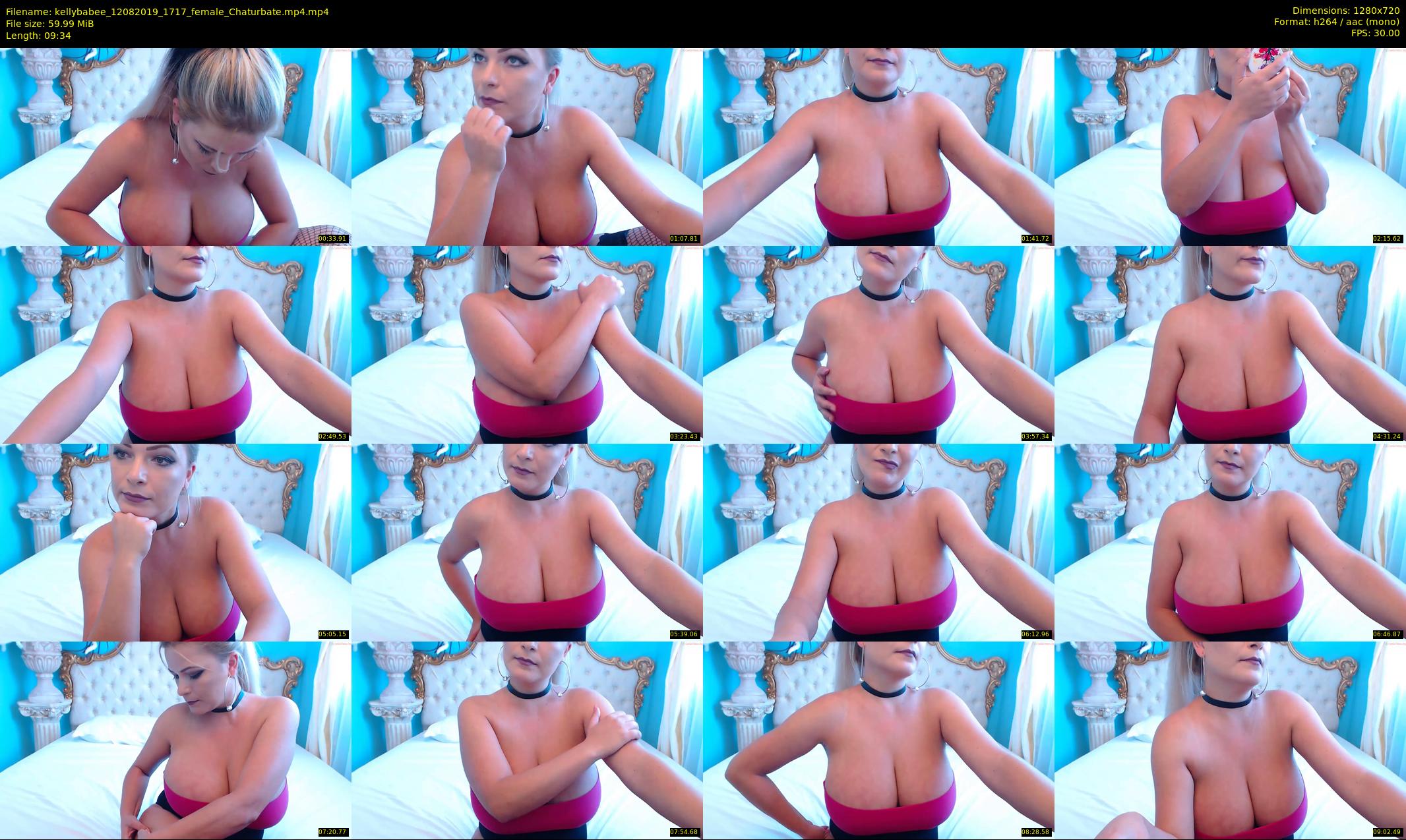 kellybabee — 10 minute Chaturbate female cam show recording, 720p, Aug 12, 2019