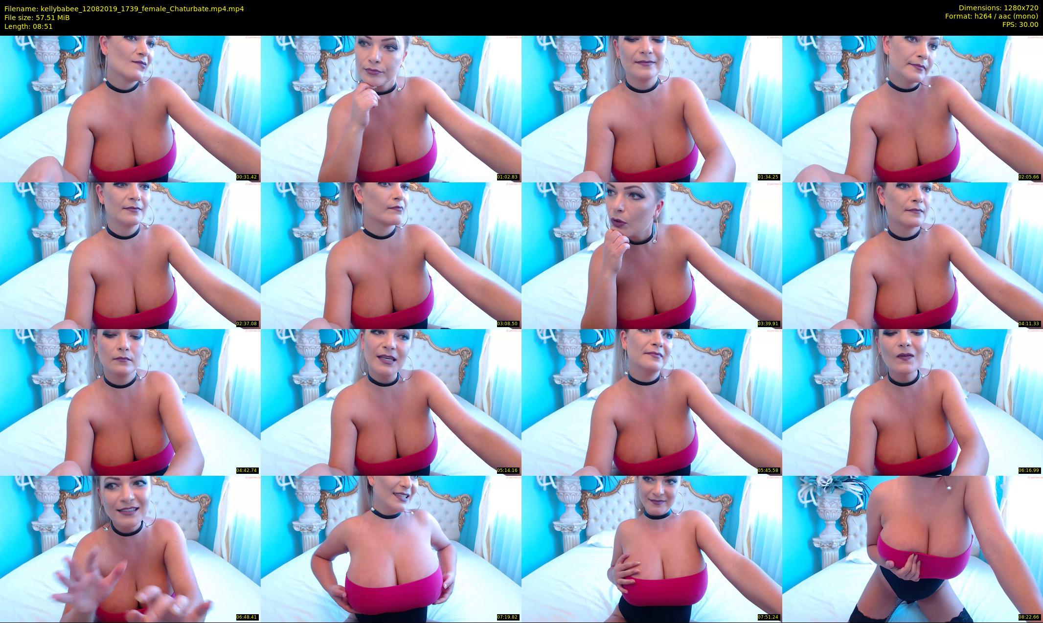 kellybabee — 9 minute Chaturbate female cam show recording, 720p, Aug 12, 2019