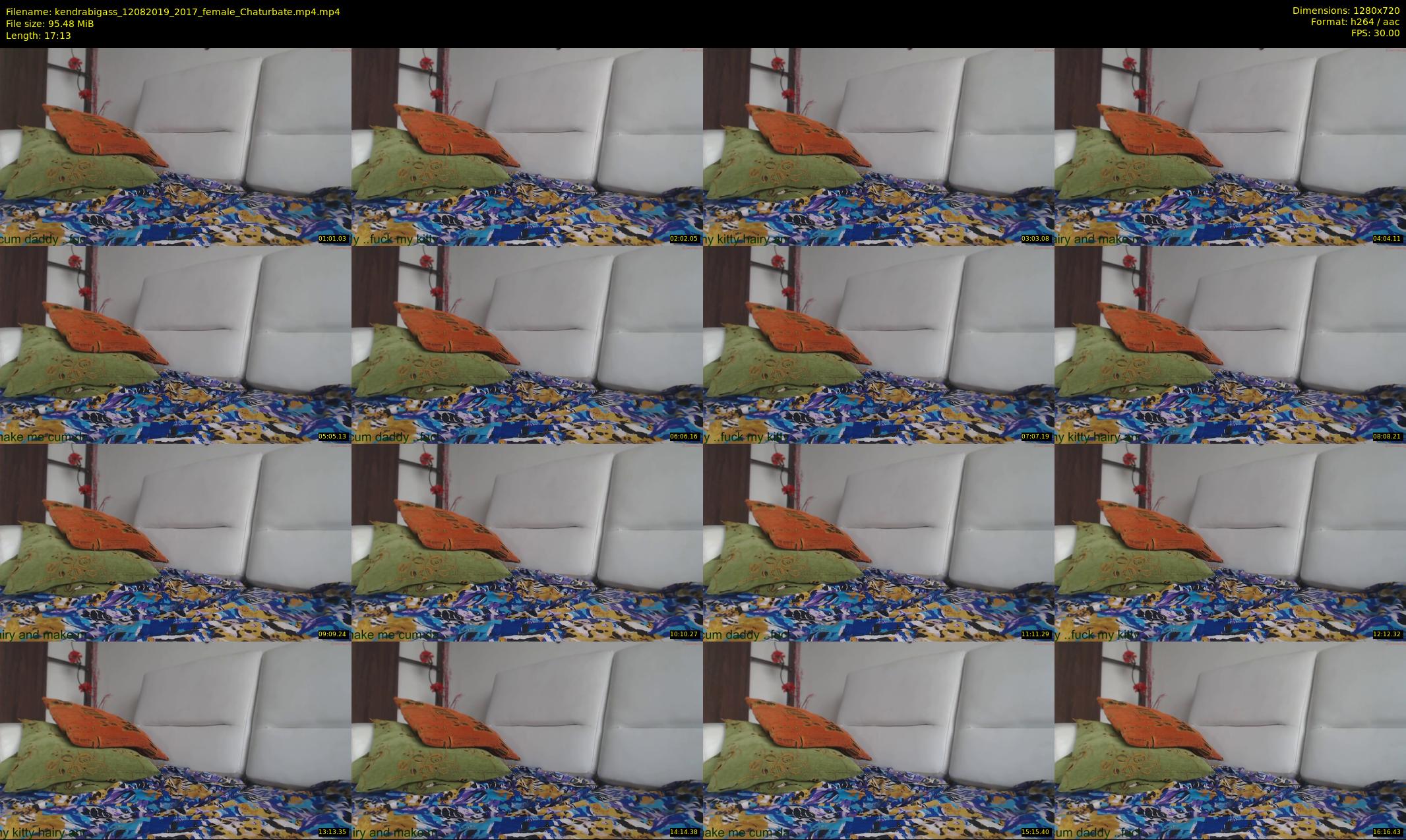 kendrabigass — 18 minute Chaturbate female cam show recording, 720p, Aug 12, 2019