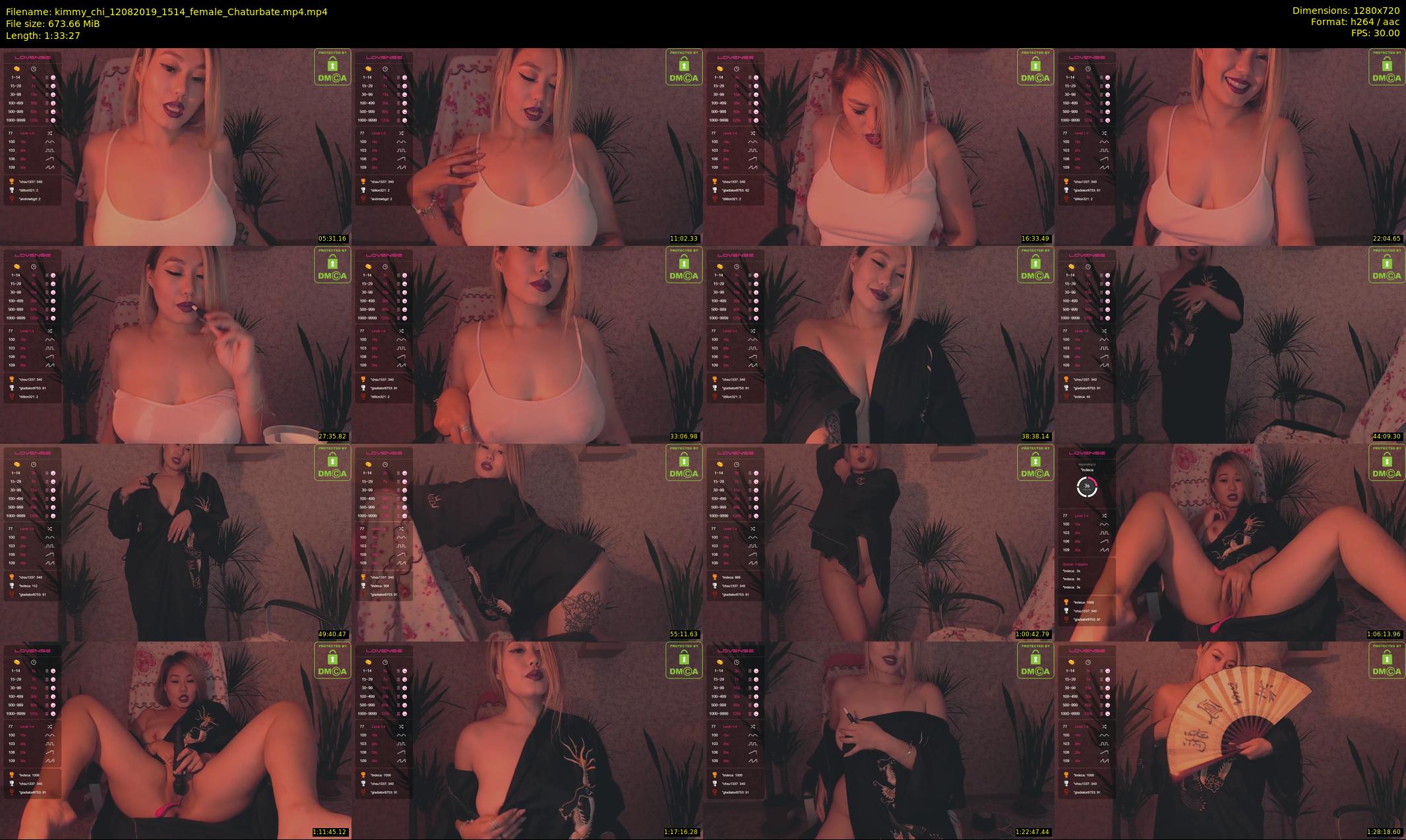 kimmy_chi — 94 minute Chaturbate female cam show recording, 720p, Aug 12, 2019