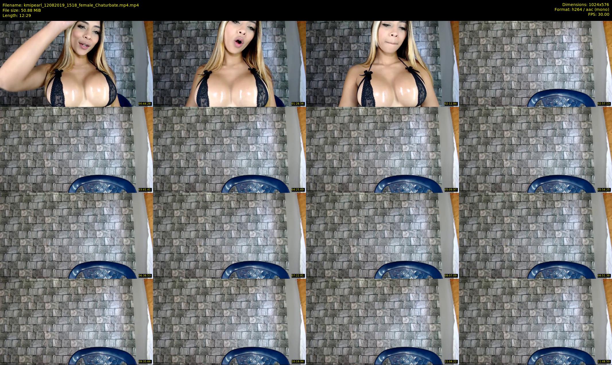kmipearl — 13 minute Chaturbate female cam show recording, 480p, Aug 12, 2019
