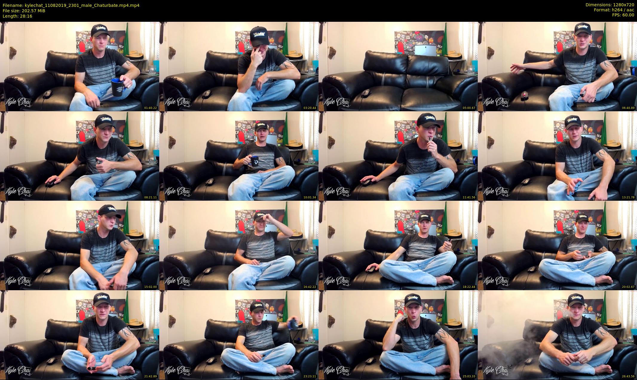 kylechat — 29 minute Chaturbate male cam show recording, 720p, Aug 11, 2019