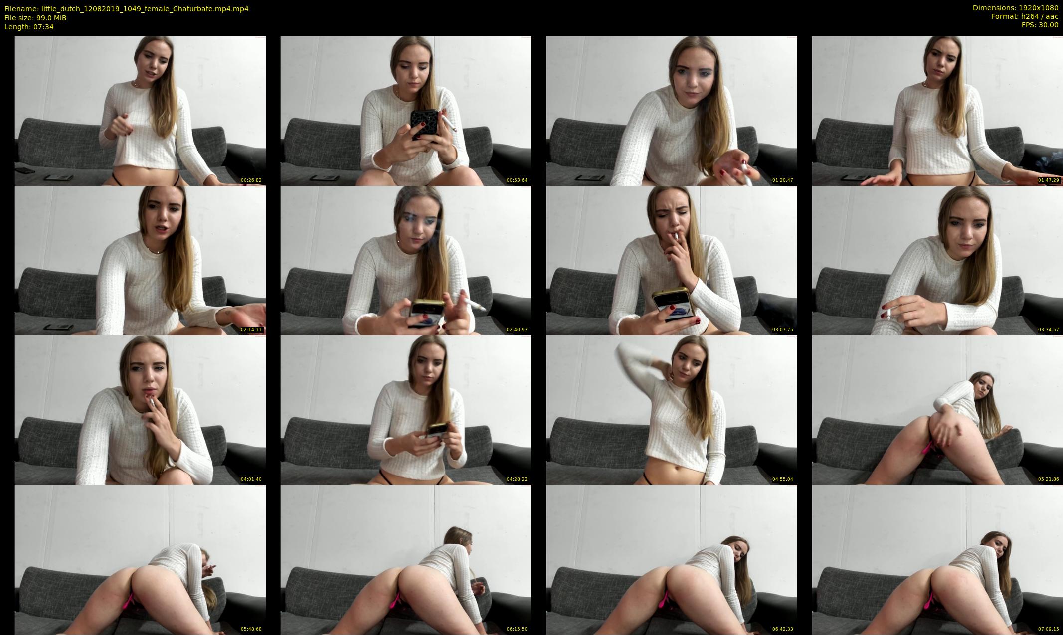 little_dutch — 8 minute Chaturbate female cam show recording, 1080p, Aug 12, 2019