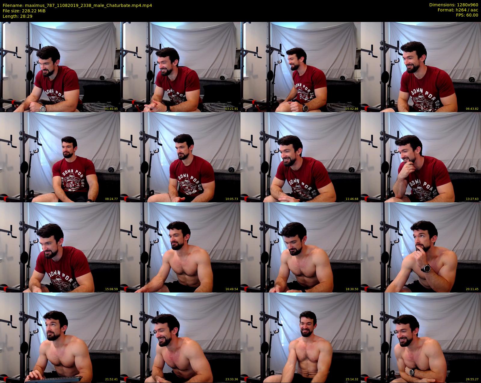 maximus_787 — 29 minute Chaturbate male cam show recording, 720p, Aug 11, 2019
