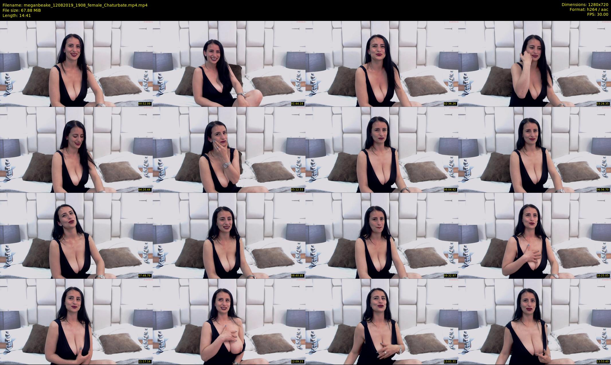 meganbeake — 15 minute Chaturbate female cam show recording, 720p, Aug 12, 2019
