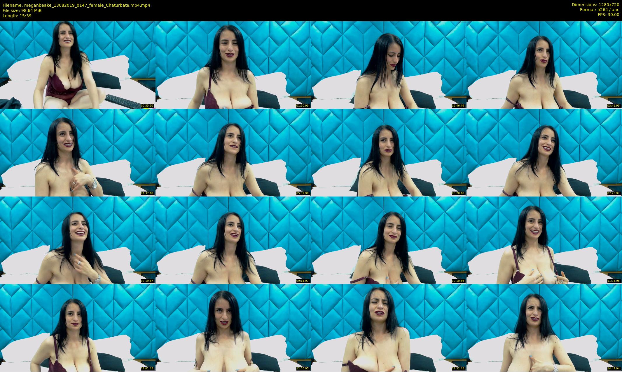 meganbeake — 16 minute Chaturbate female cam show recording, 720p, Aug 13, 2019