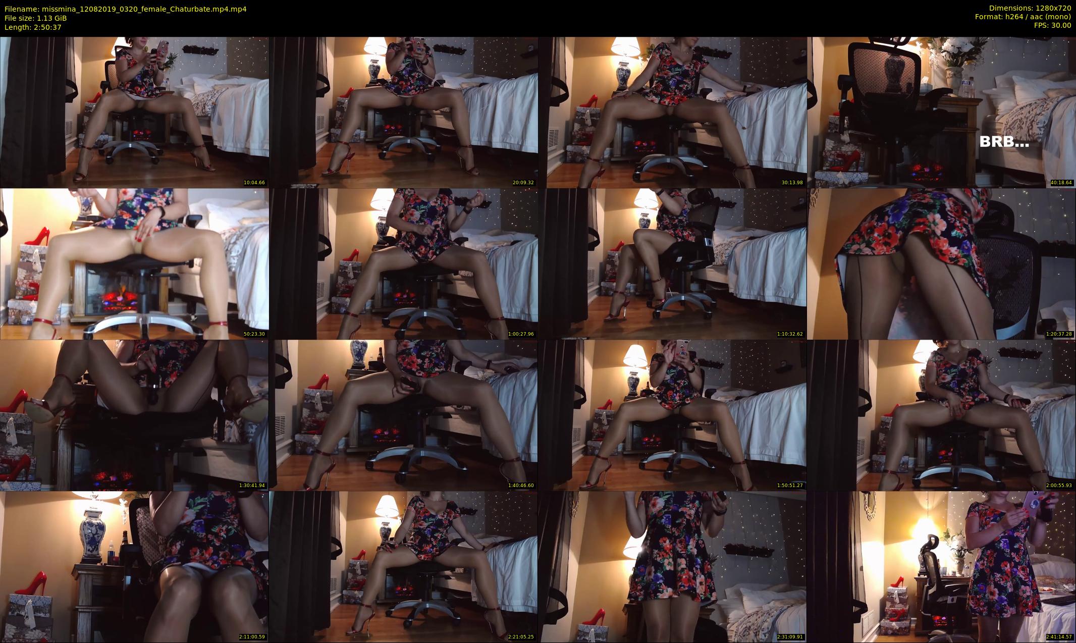 missmina — 171 minute Chaturbate female cam show recording, 720p, Aug 12, 2019