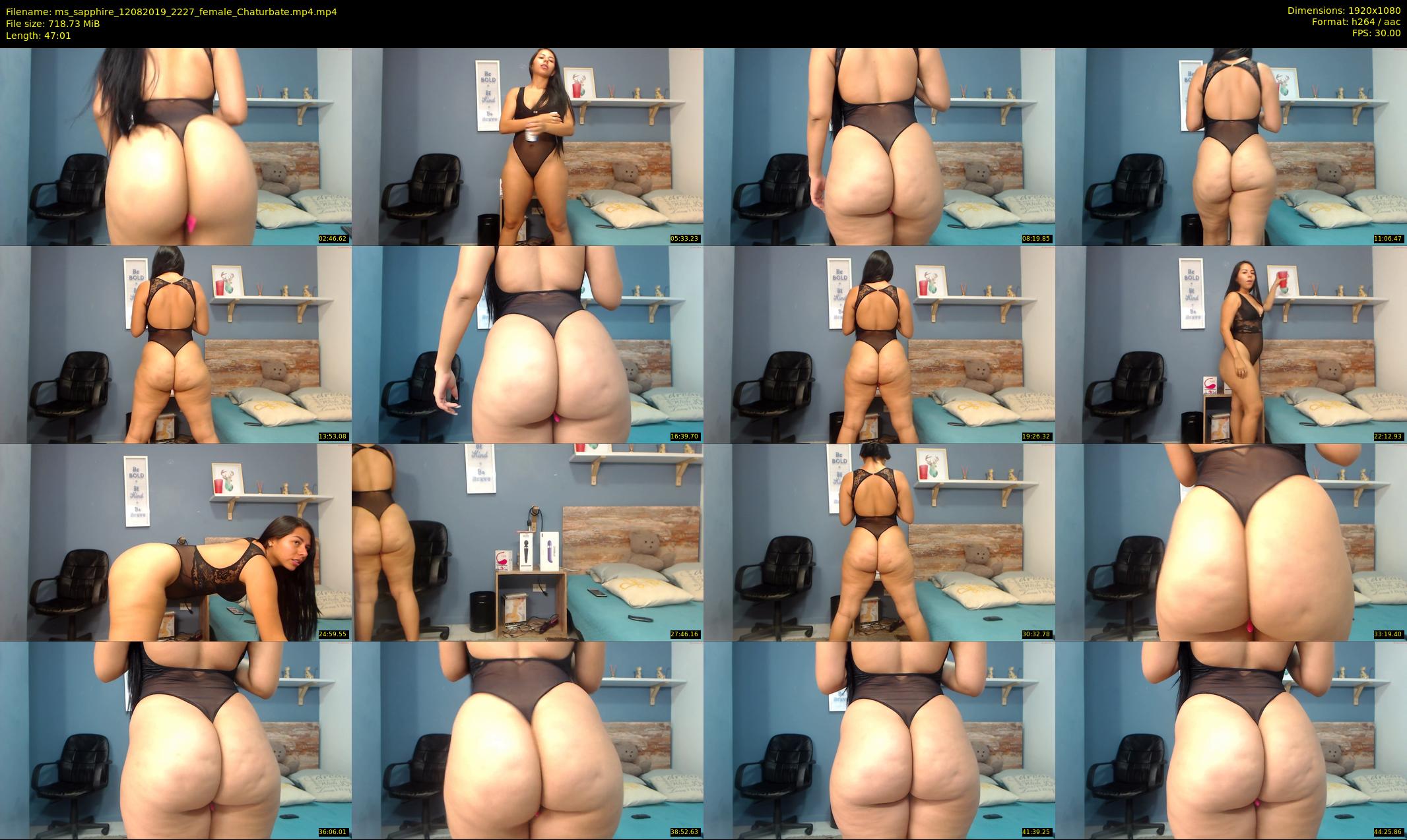 ms_sapphire — 48 minute Chaturbate female cam show recording, 1080p, Aug 12, 2019