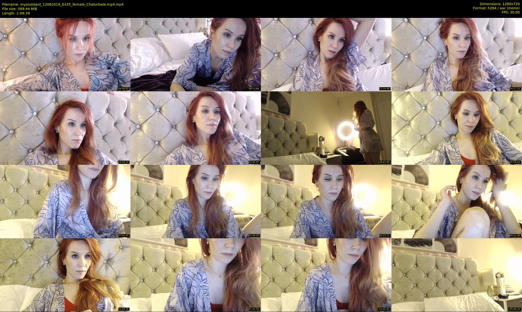 myassistant — 70 minute Chaturbate female cam show recording, 720p, Aug 12, 2019
