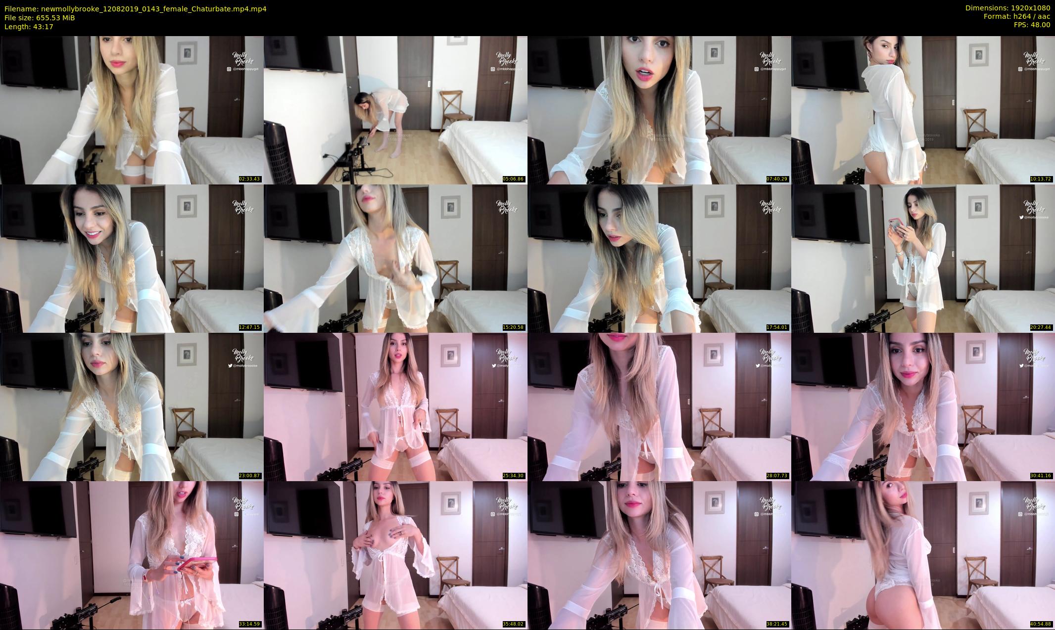 newmollybrooke — 44 minute Chaturbate female cam show recording, 1080p, Aug 12, 2019