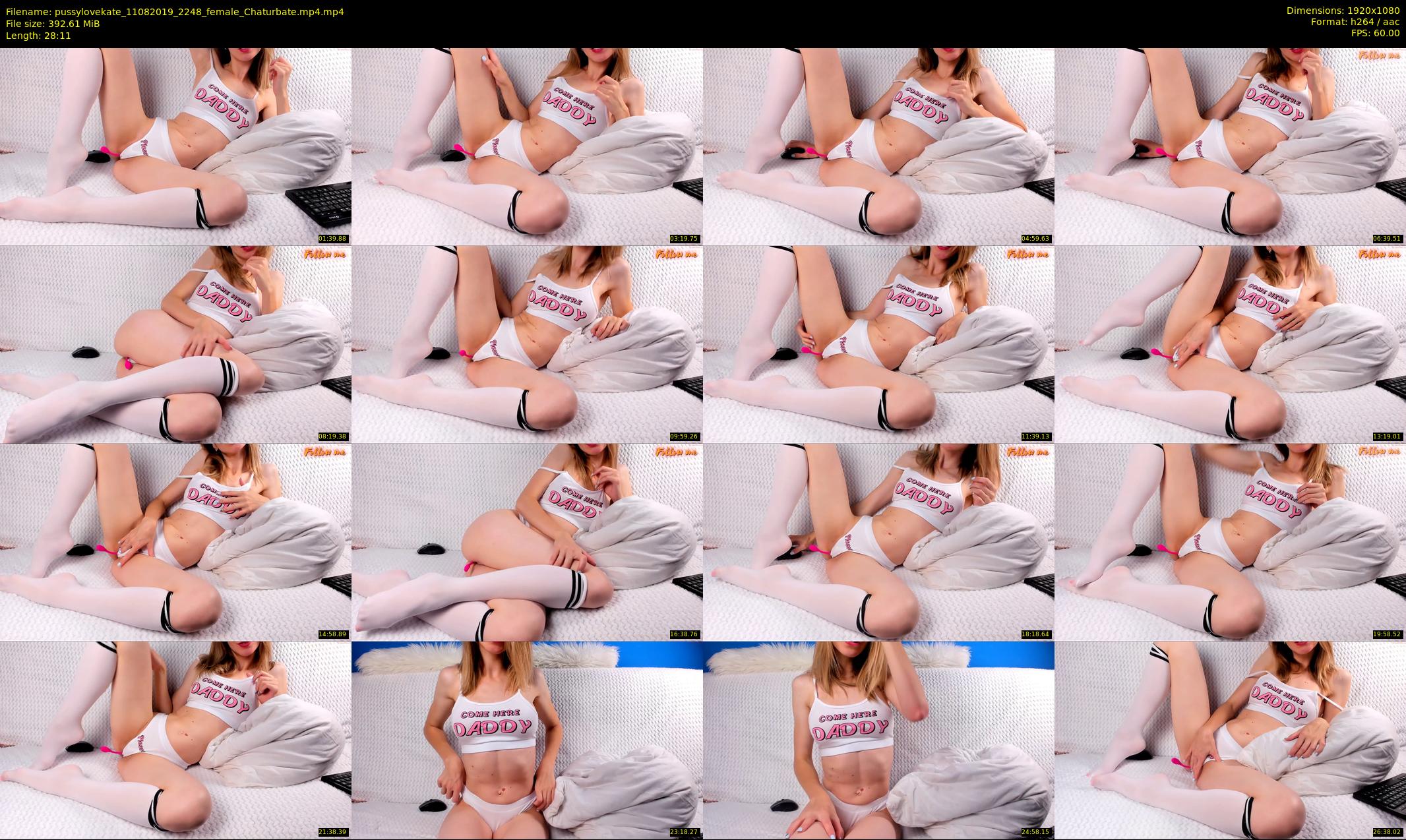 pussylovekate — 29 minute Chaturbate female cam show recording, 1080p, Aug 11, 2019