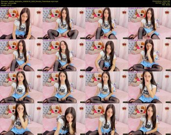 sophia_alejandra — 22 minute Chaturbate female cam show recording, 720p, Aug 12, 2019