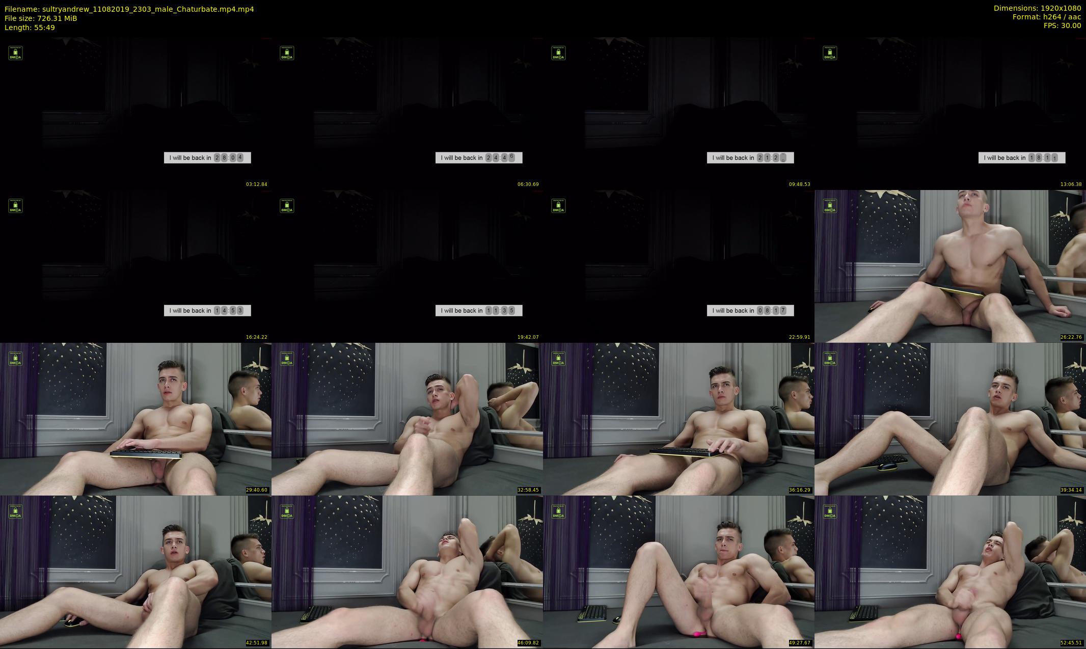sultryandrew — 56 minute Chaturbate male cam show recording, 1080p, Aug 11, 2019